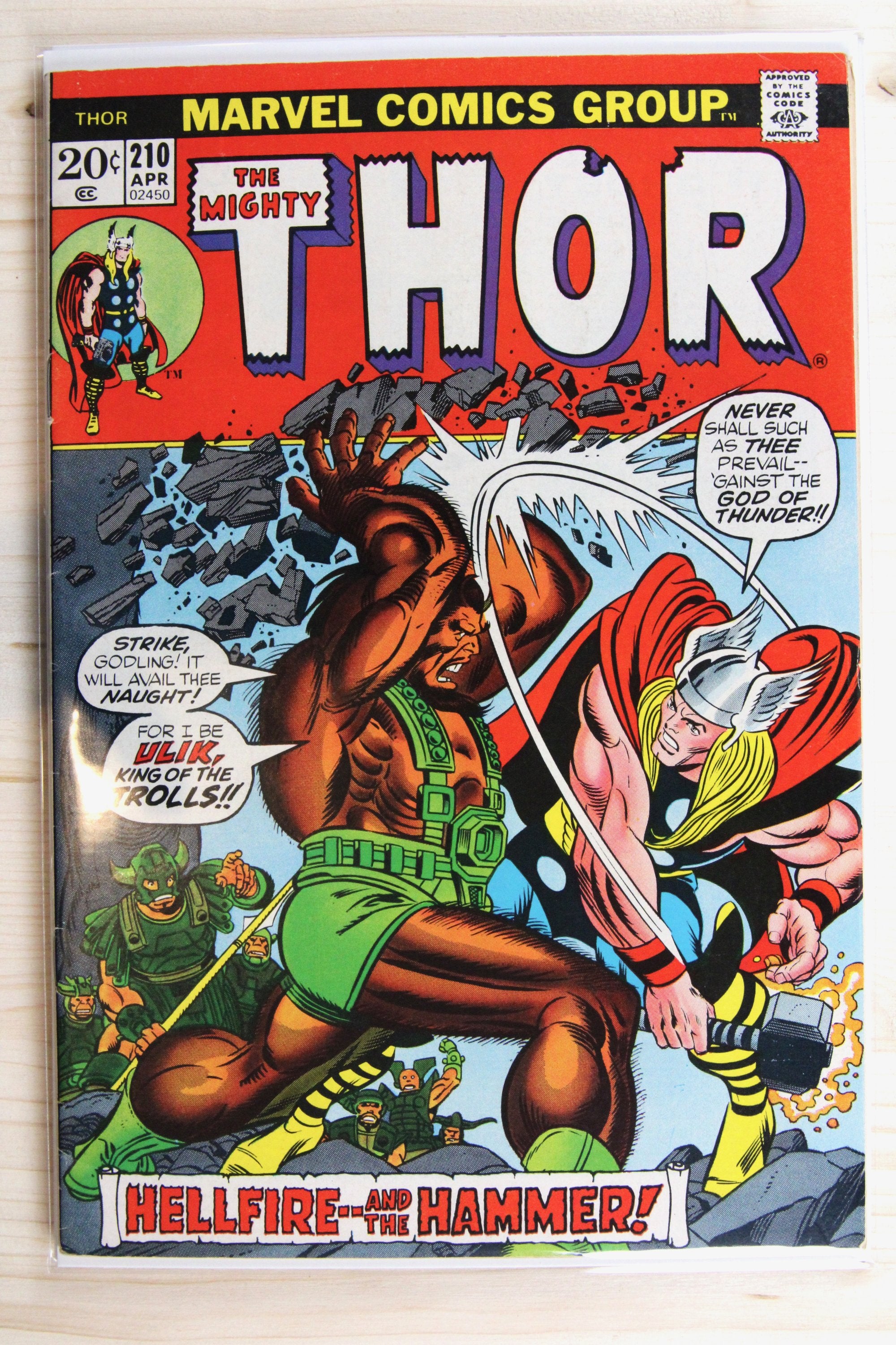 Thor #210 – Marvel (1973) 7.5 VF-