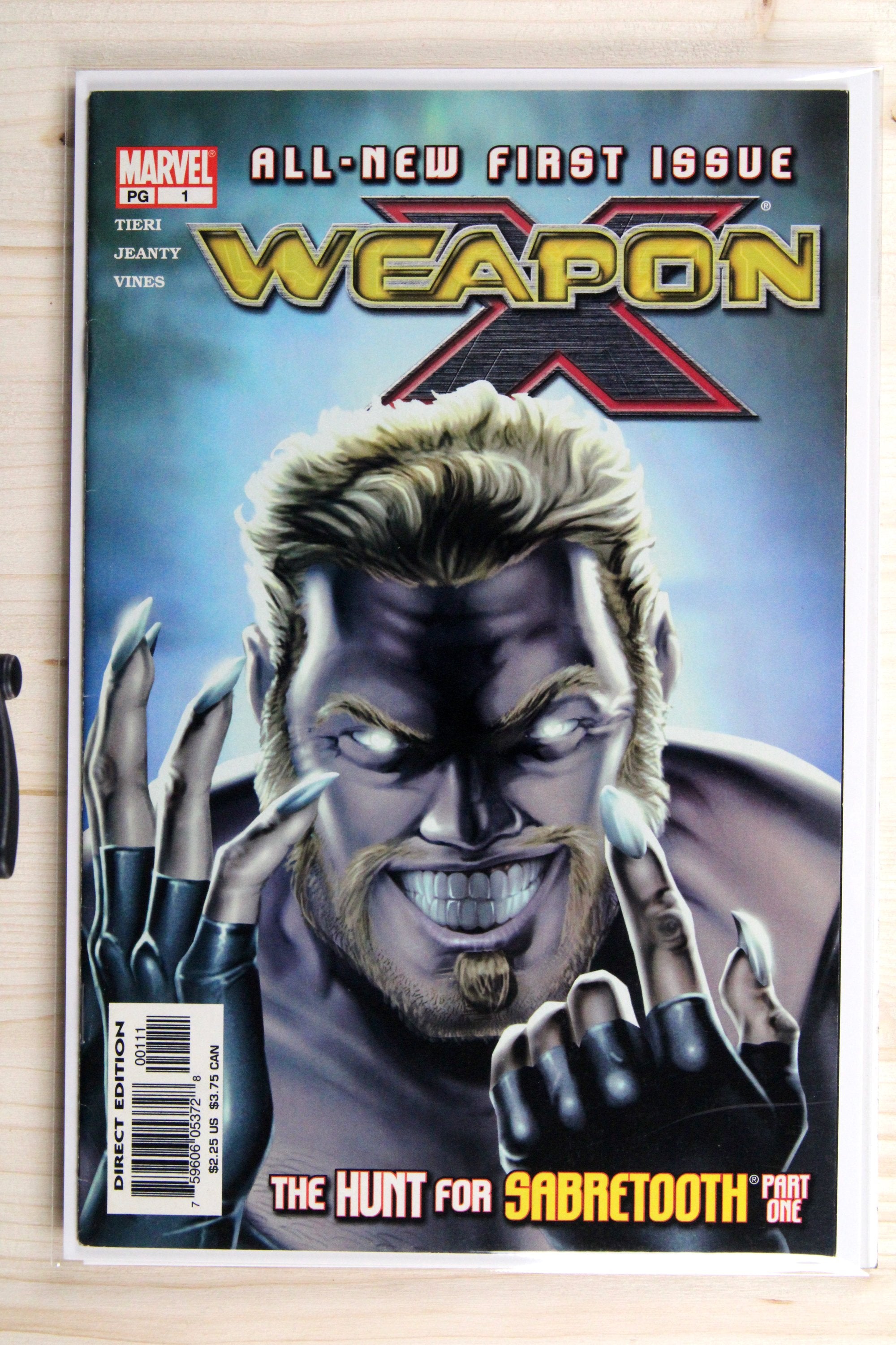 Weapon X #1 – Marvel (2002) 9.0 VF/NM The Hunt for Sabretooth