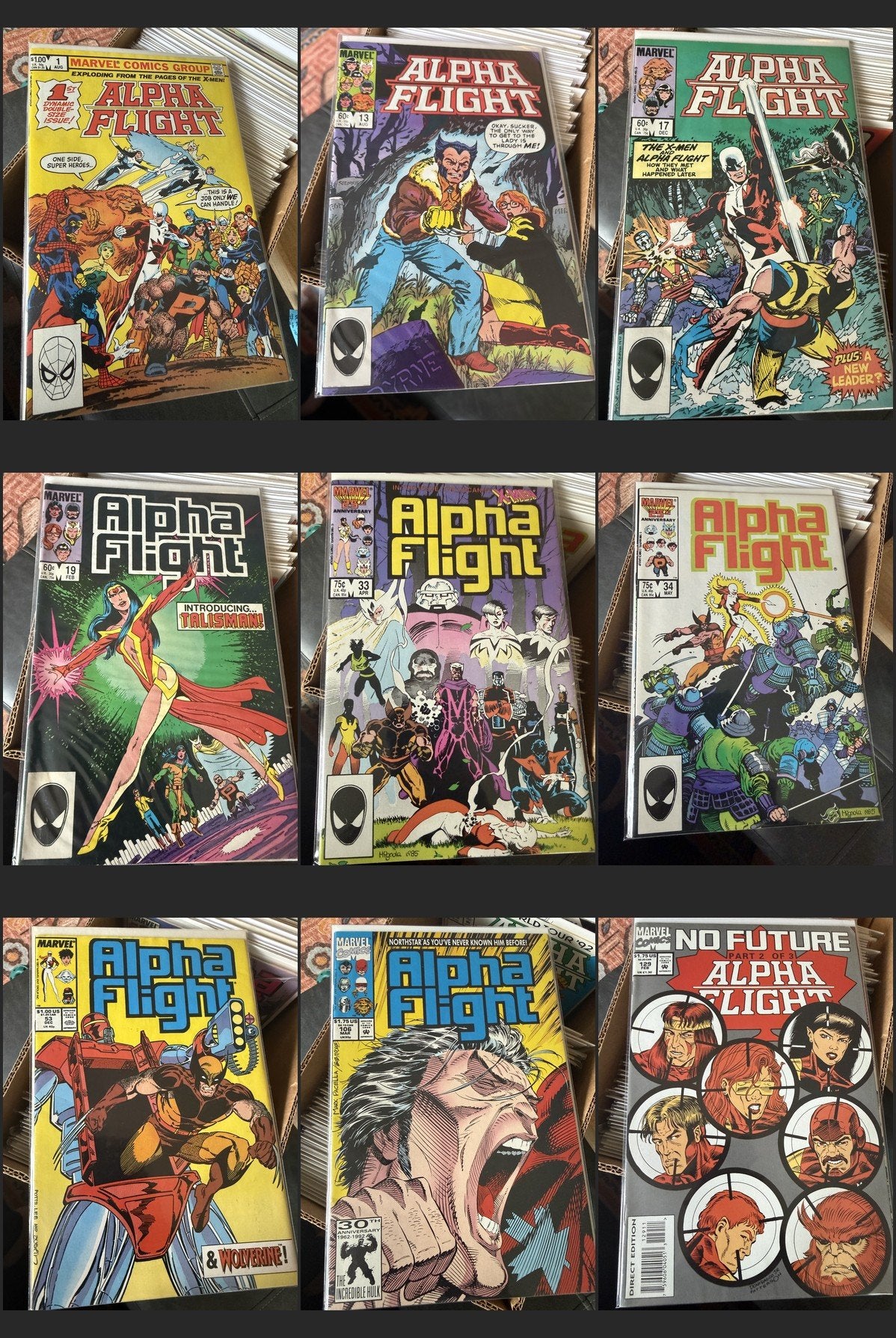 Alpha Flight #1-129 – Marvel (1983) Mega Lot of 73 Unique Issues