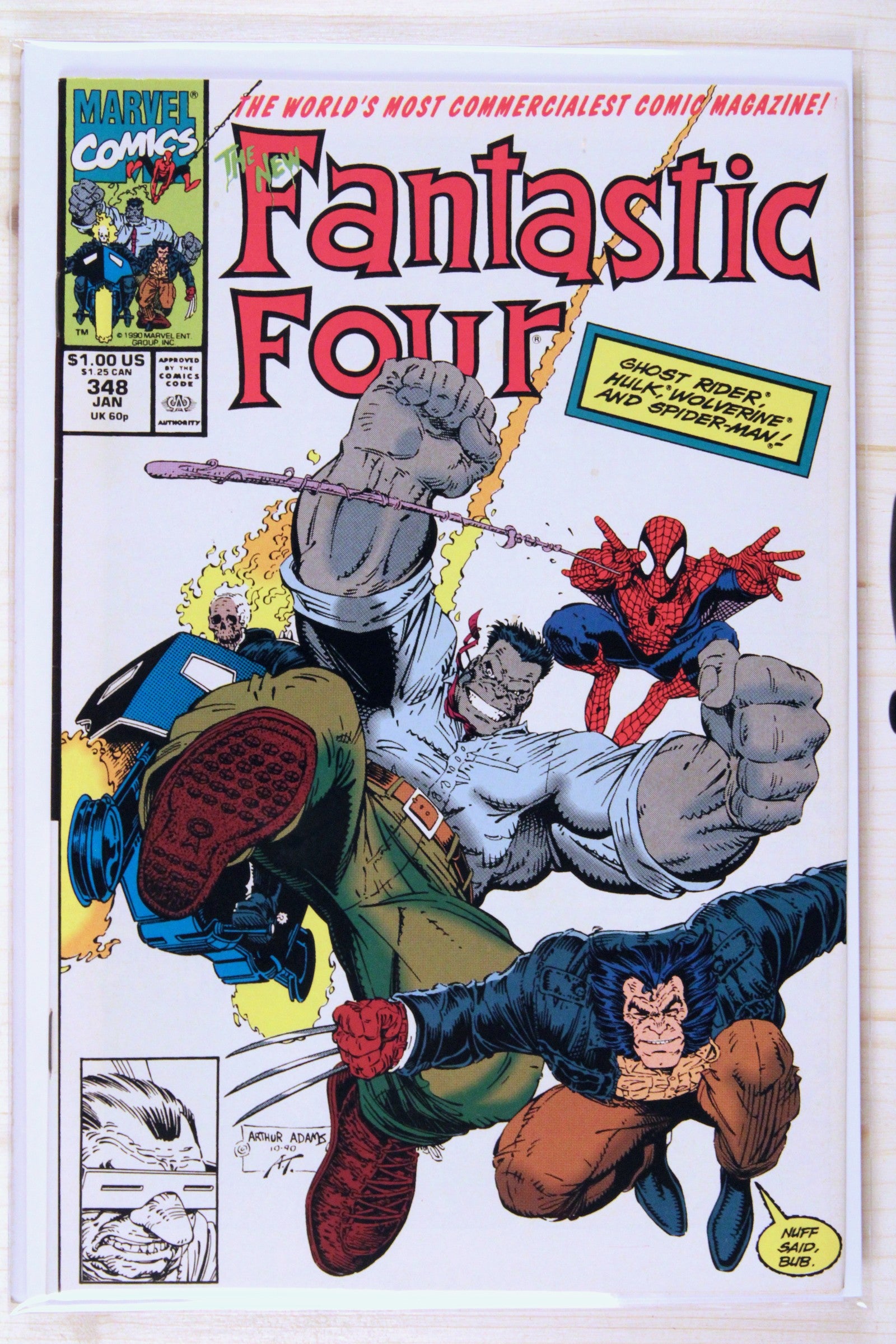 The New Fantastic Four #348 – Marvel (1991) 8.5 VF+