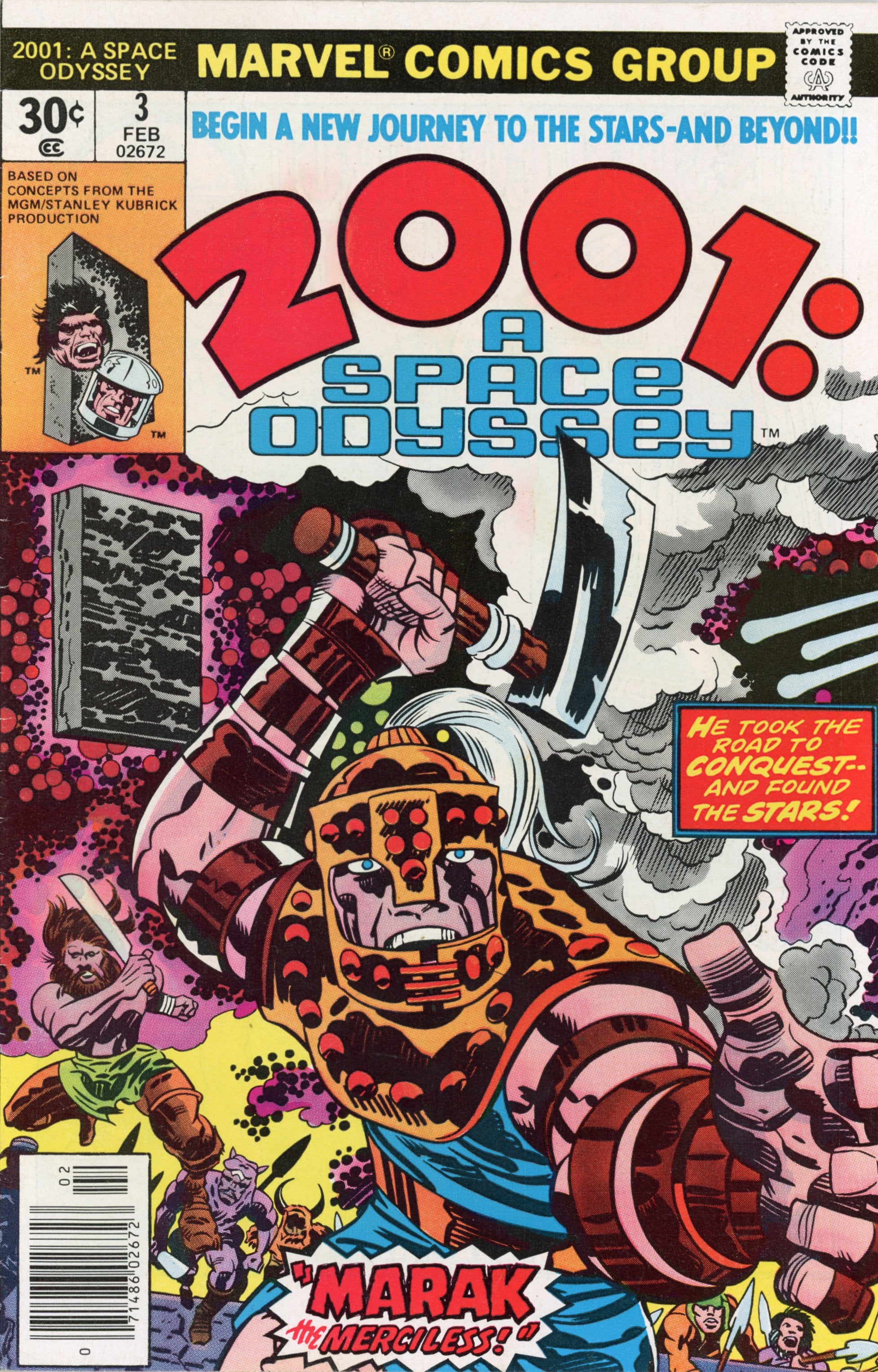 2001: A Space Odyssey 1-10 – Marvel Comics (1976) Near Full Series (Missing #7)