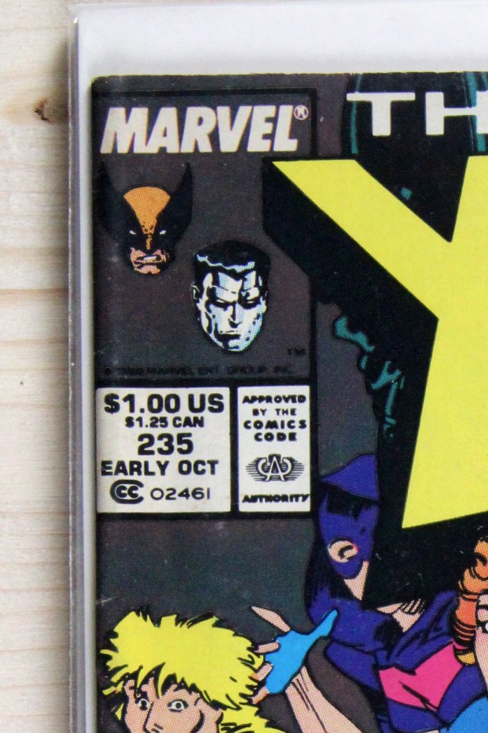 The Uncanny X-Men #235 – Marvel (1988) 8.0 VF A Green and Pleasant Land | Chris Claremont story | Newsstand