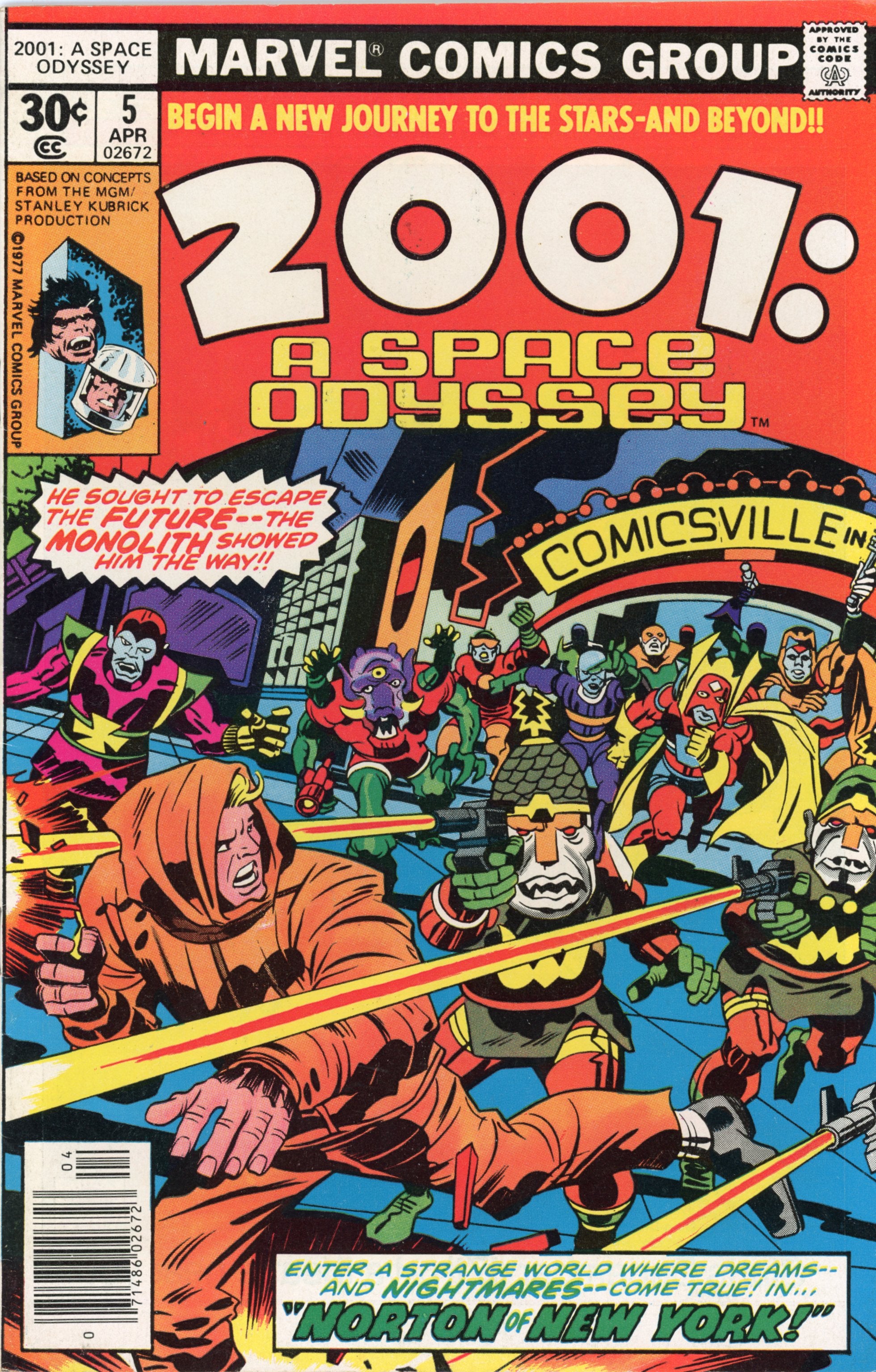 2001: A Space Odyssey 1-10 – Marvel Comics (1976) Near Full Series (Missing #7)