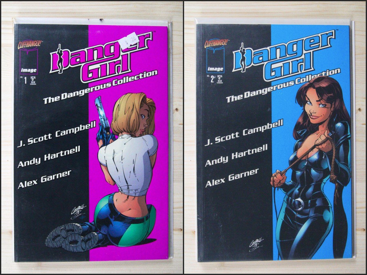 Danger Girl: Dangerous Collection #1-2 – Image (1999) (2 Issues) NM Average