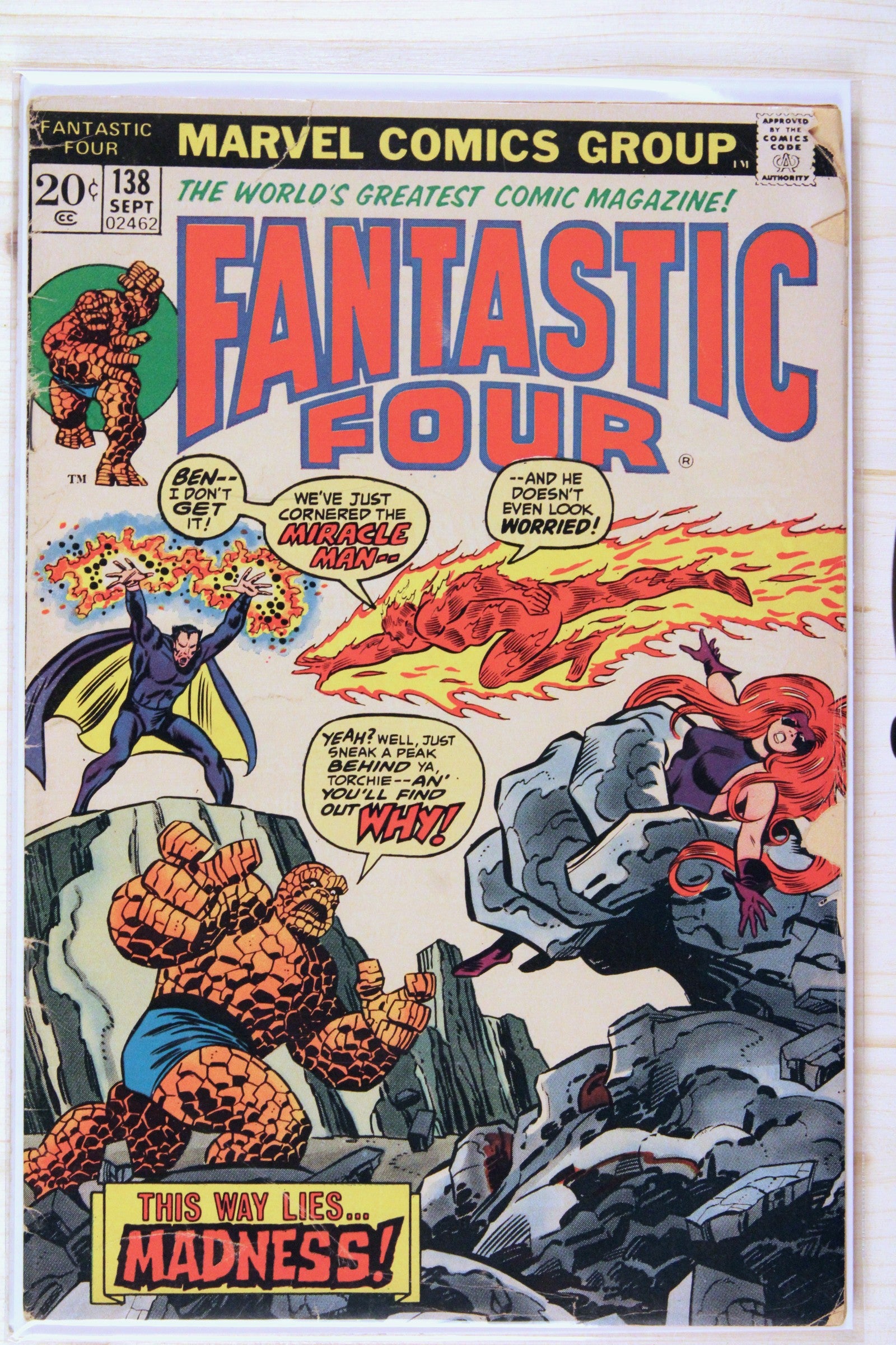 Fantastic Four #138 – Marvel (1973) 3.5 VG- Joe Sinnott art