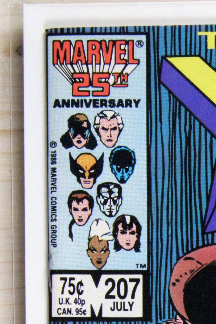 The Uncanny X-Men #207 – Marvel (1986) 9.0 VF/NM Chris Claremont story