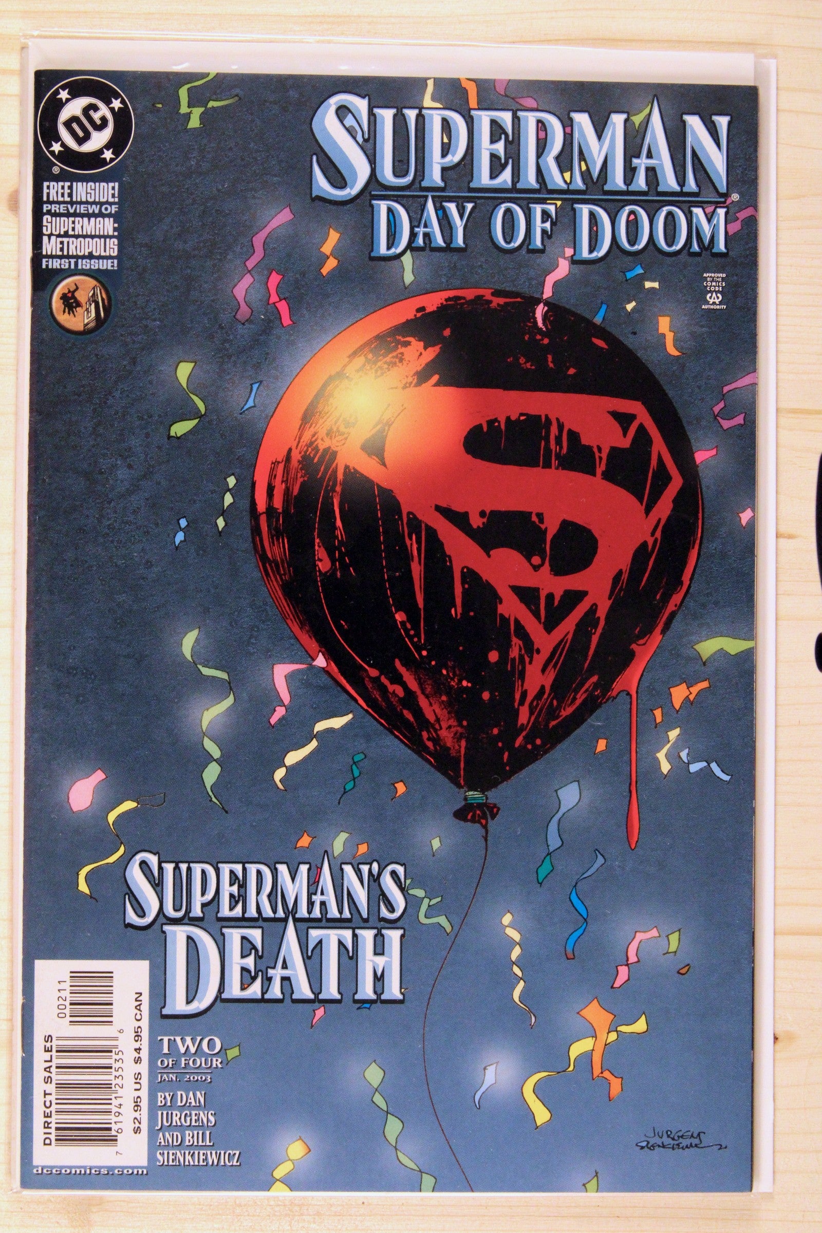 Superman: Day of Doom #1-4 – DC (2003) (Full Run) NM Average