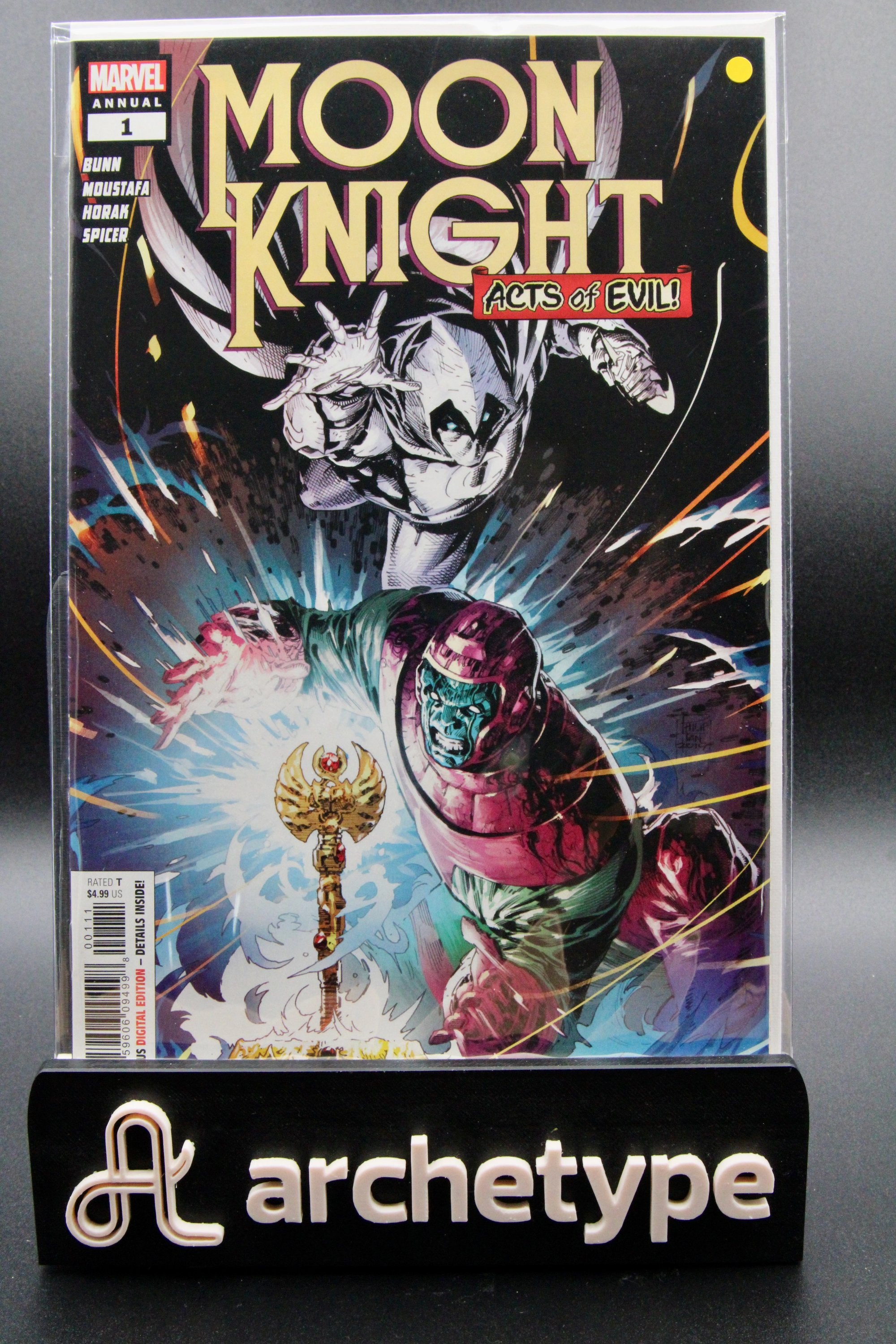 Moon Knight #1 – Marvel (2021) Pepe Larraz cover | Annual