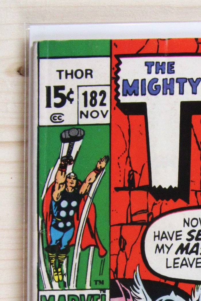 Thor #182 – Marvel (1970) 6.5 FN+ Joe Sinnott cover | Stan Lee story