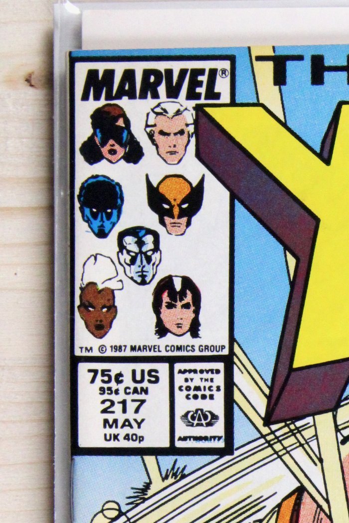 The Uncanny X-Men #217 – Marvel (1987) 9.0 VF/NM Chris Claremont story