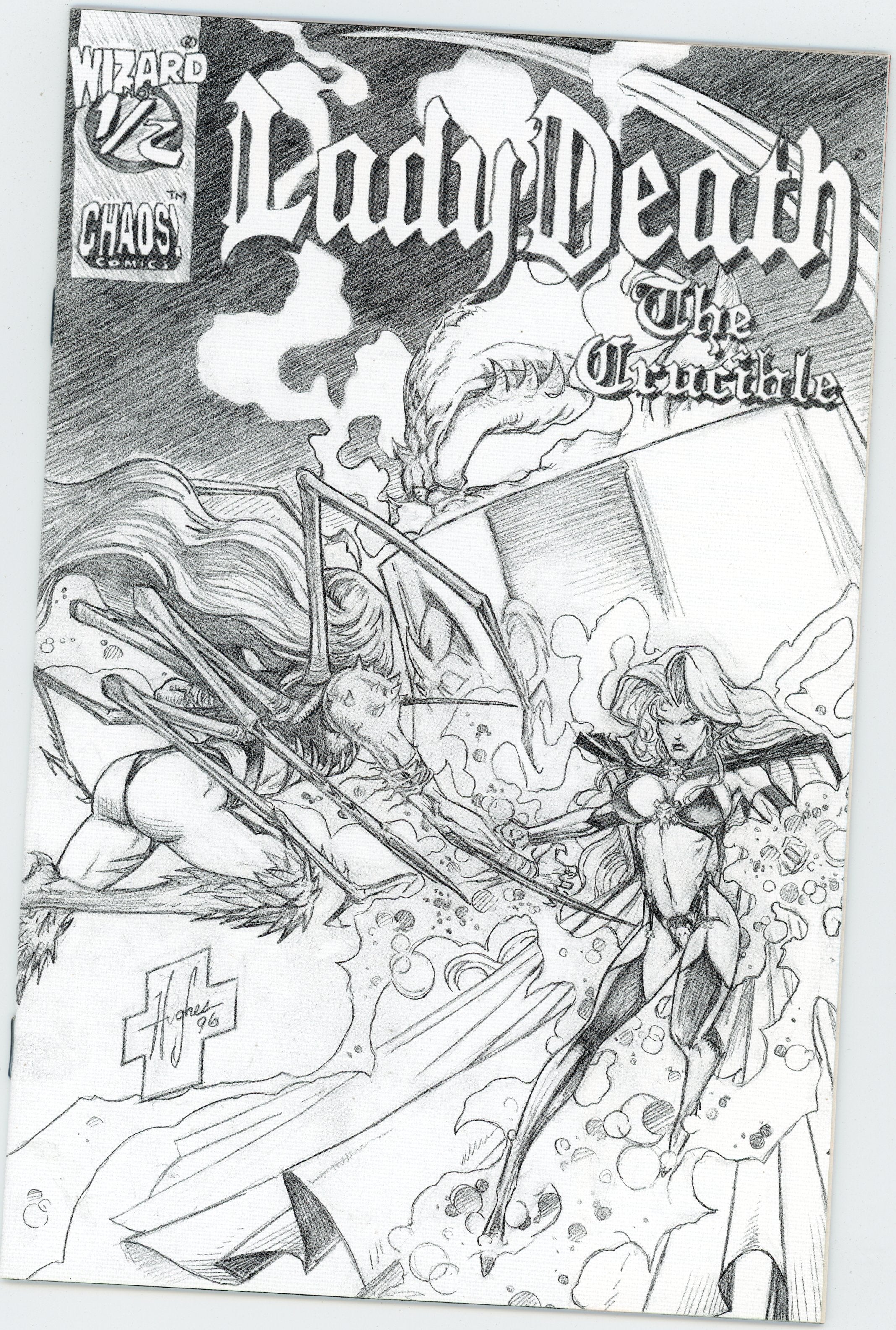 Lady Death: The Crucible #1/2 – Chaos! Comics; Wizard (1996)