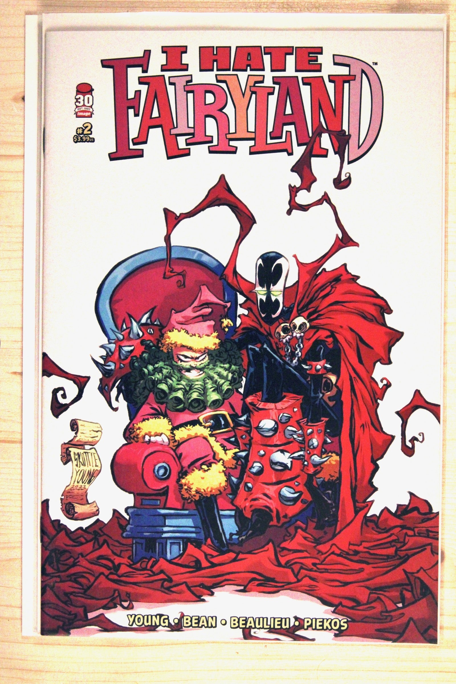 I Hate Fairyland #2 – Image (2022) 9.6 NM+ Erik Larsen cover | Skottie Young Spawn Variant