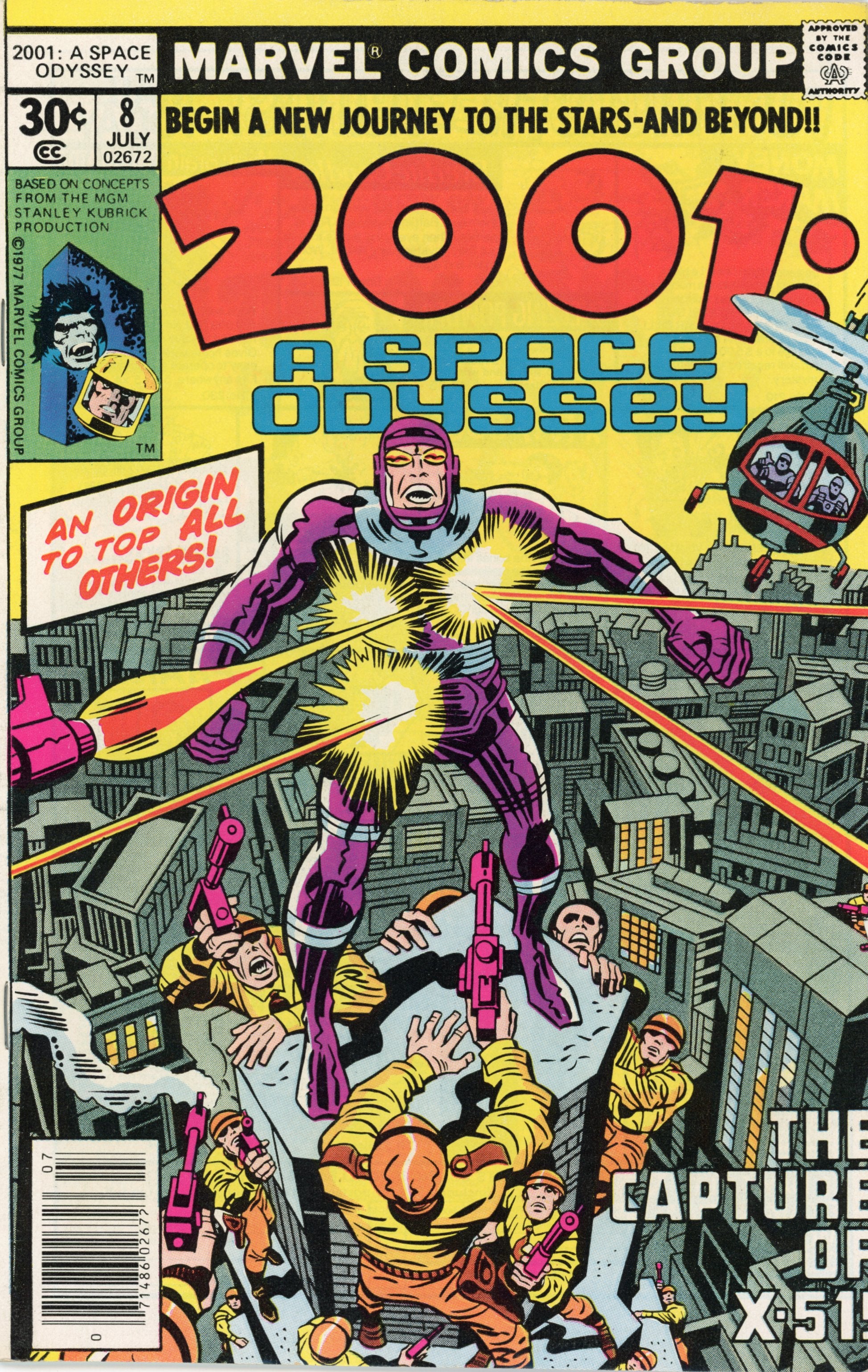 2001: A Space Odyssey 1-10 – Marvel Comics (1976) Near Full Series (Missing #7)