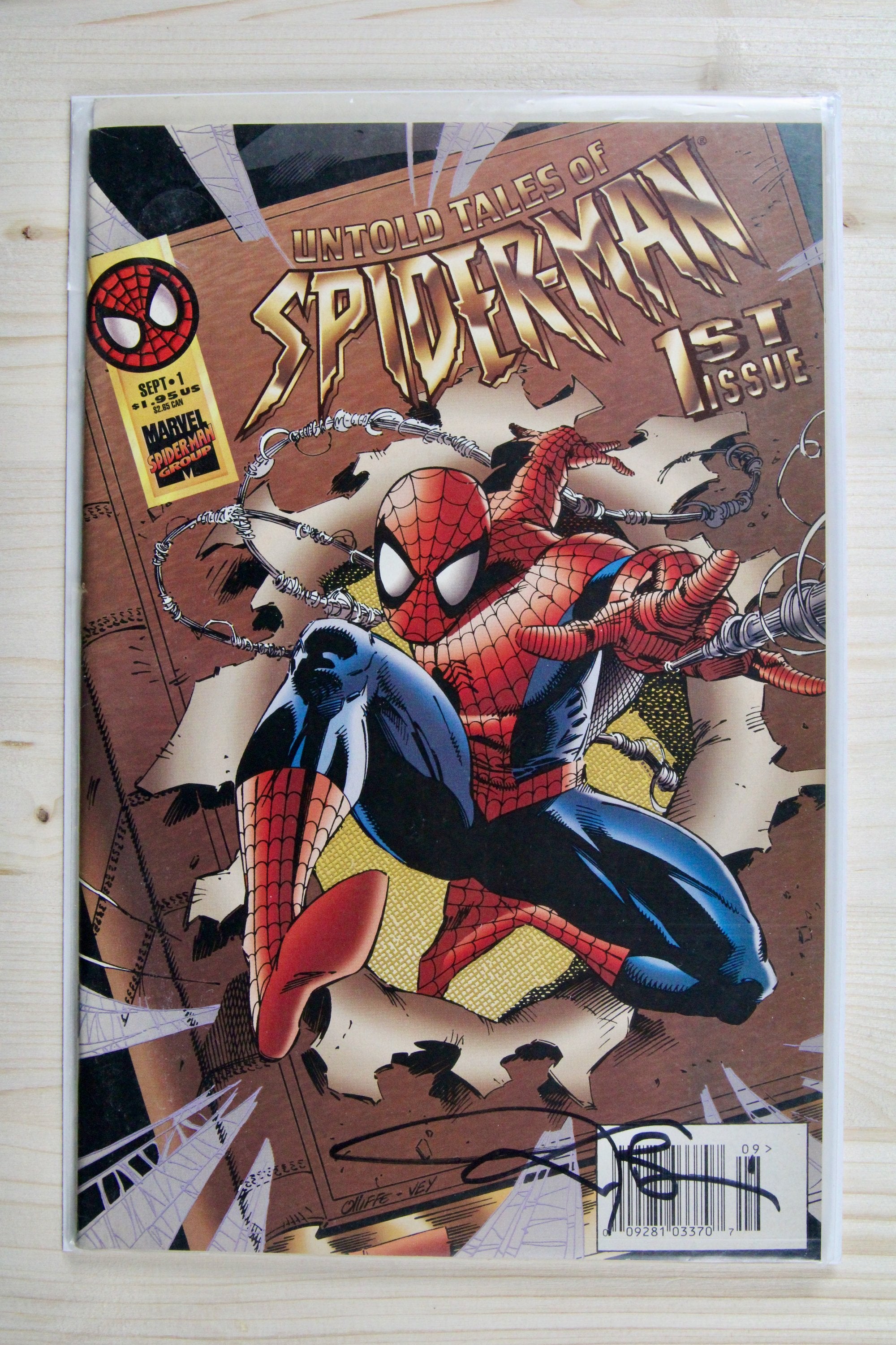 Untold Tales of Spider-Man #1 – Marvel (1995) 9.4 NM Signed Auto