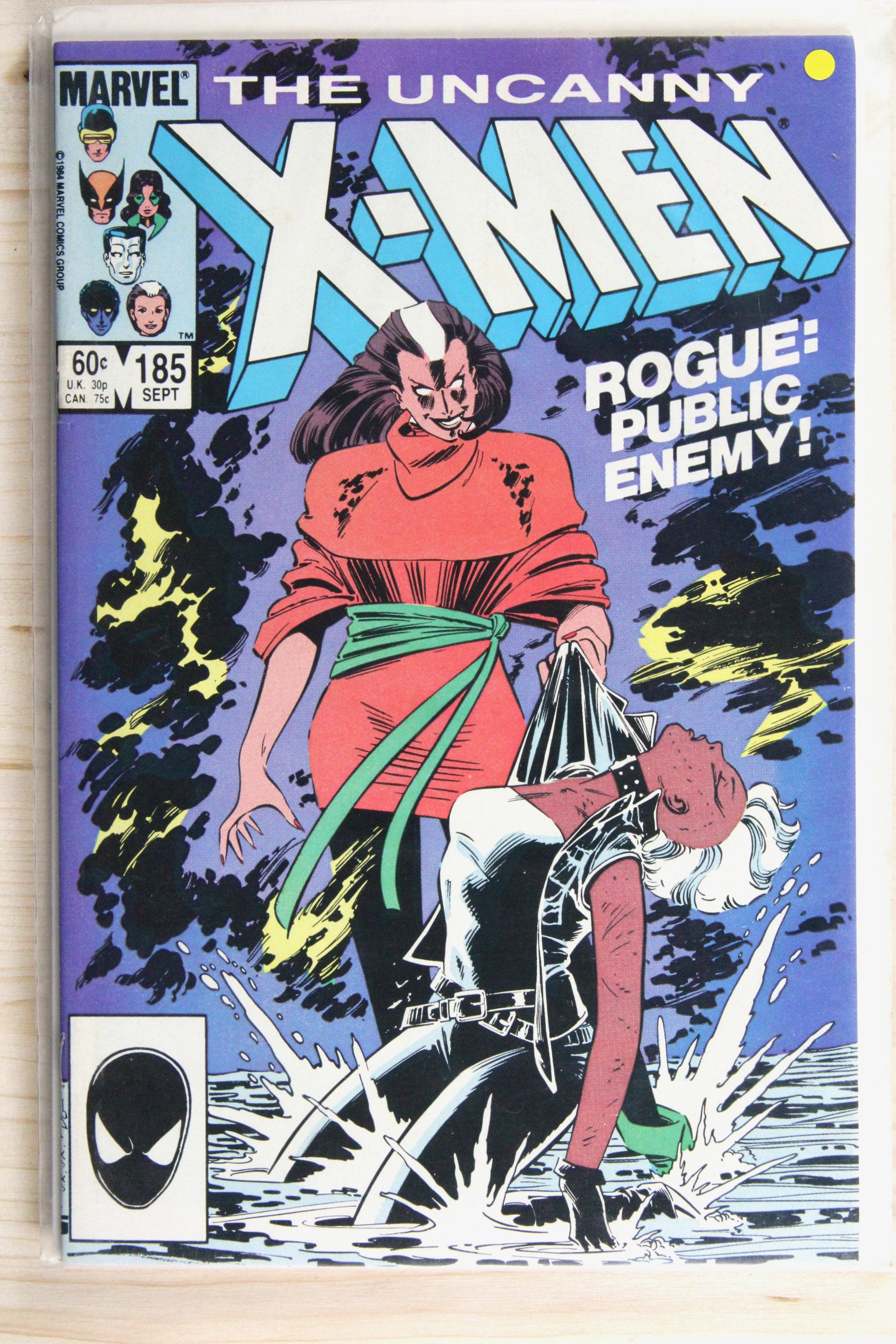 The Uncanny X-Men #185 – Marvel (1984) 9.0 VF/NM "Rom" Dire Wraiths War | Chris Claremont story