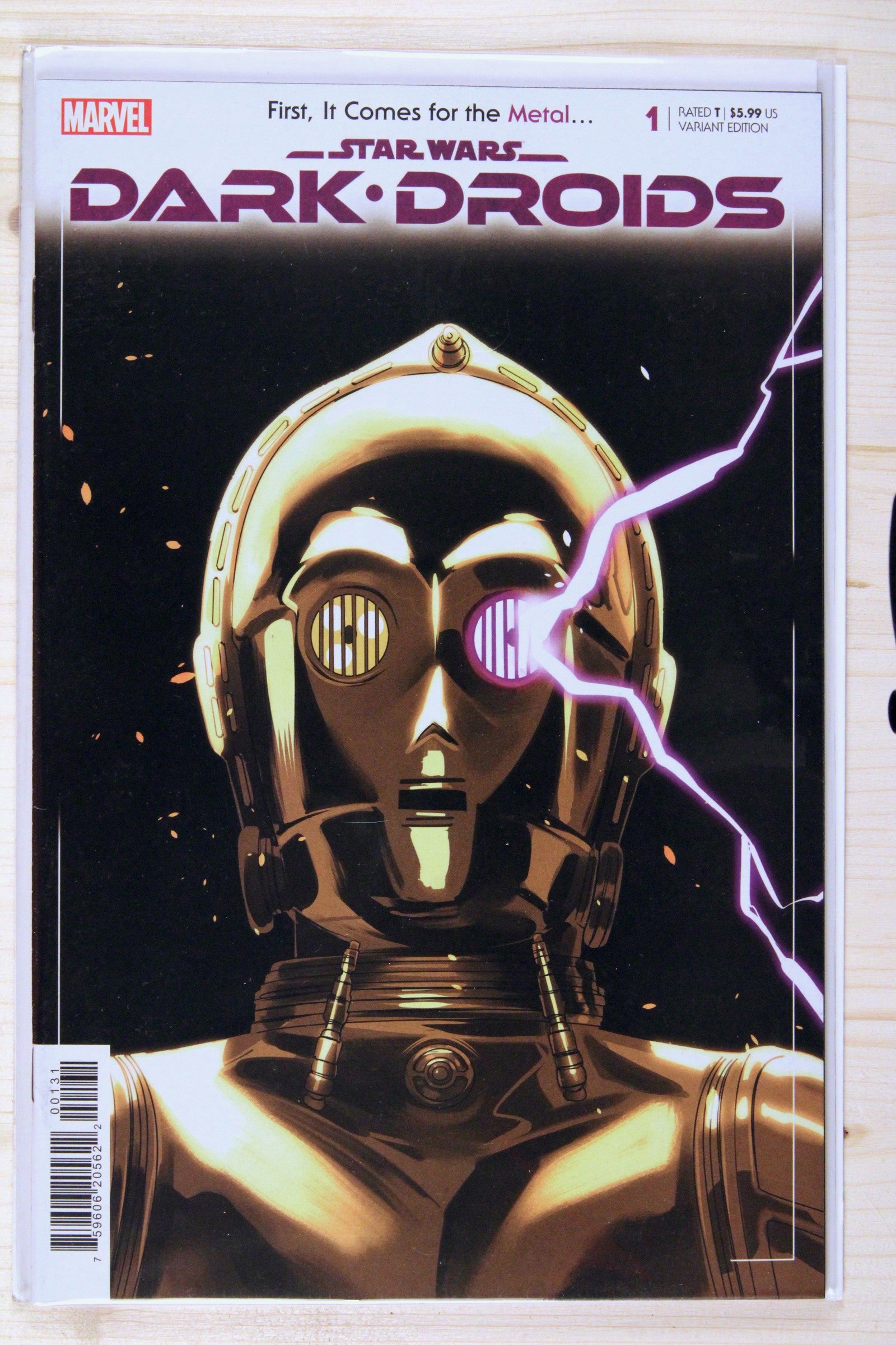 Star Wars: Dark Droids #1 – Marvel (2023) 9.6 NM+ "Star Wars" Dark Droids | C3P0 Variant