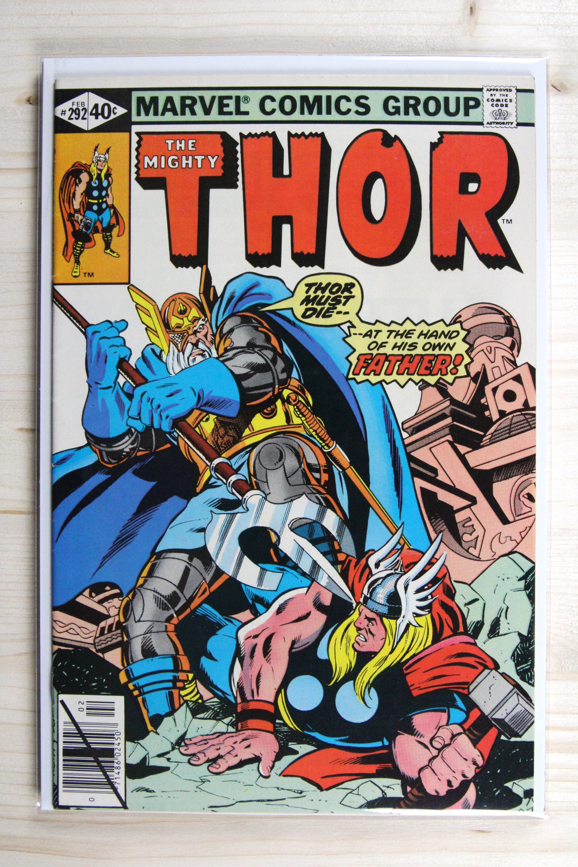 Thor #292 – Marvel (1980) 8.5 VF+ Eternals Saga