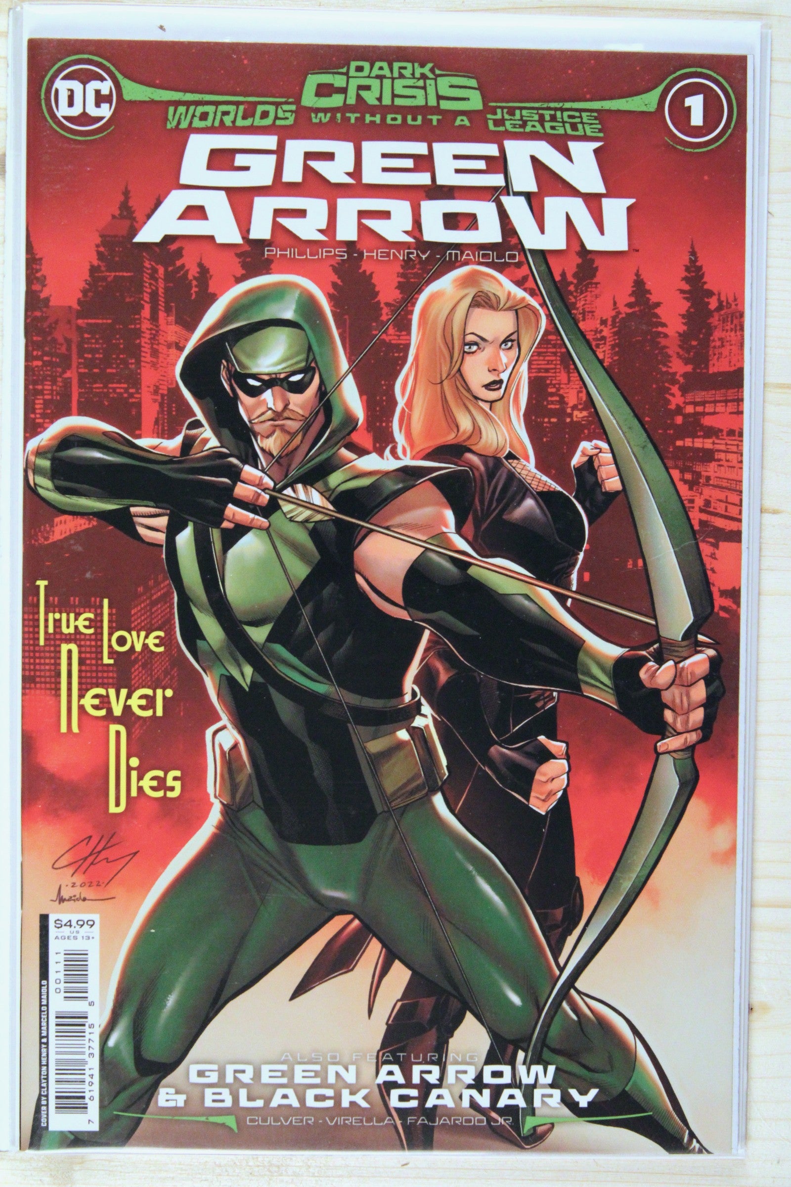 Dark Crisis: Worlds Without a Justice League - Green Arrow #1 – DC (2022) 9.6 NM+ Dark Crisis