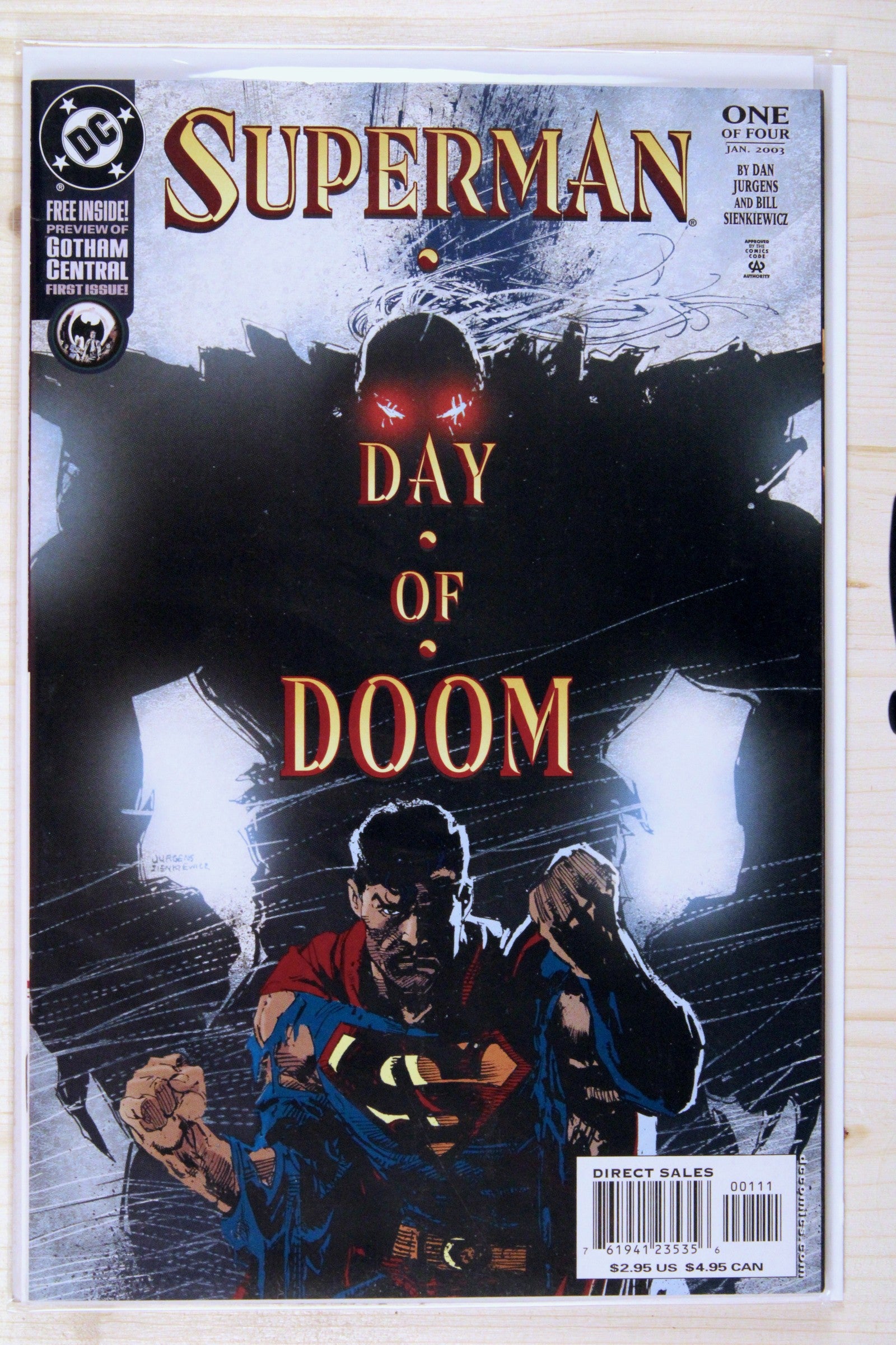 Superman: Day of Doom #1-4 – DC (2003) (Full Run) NM Average
