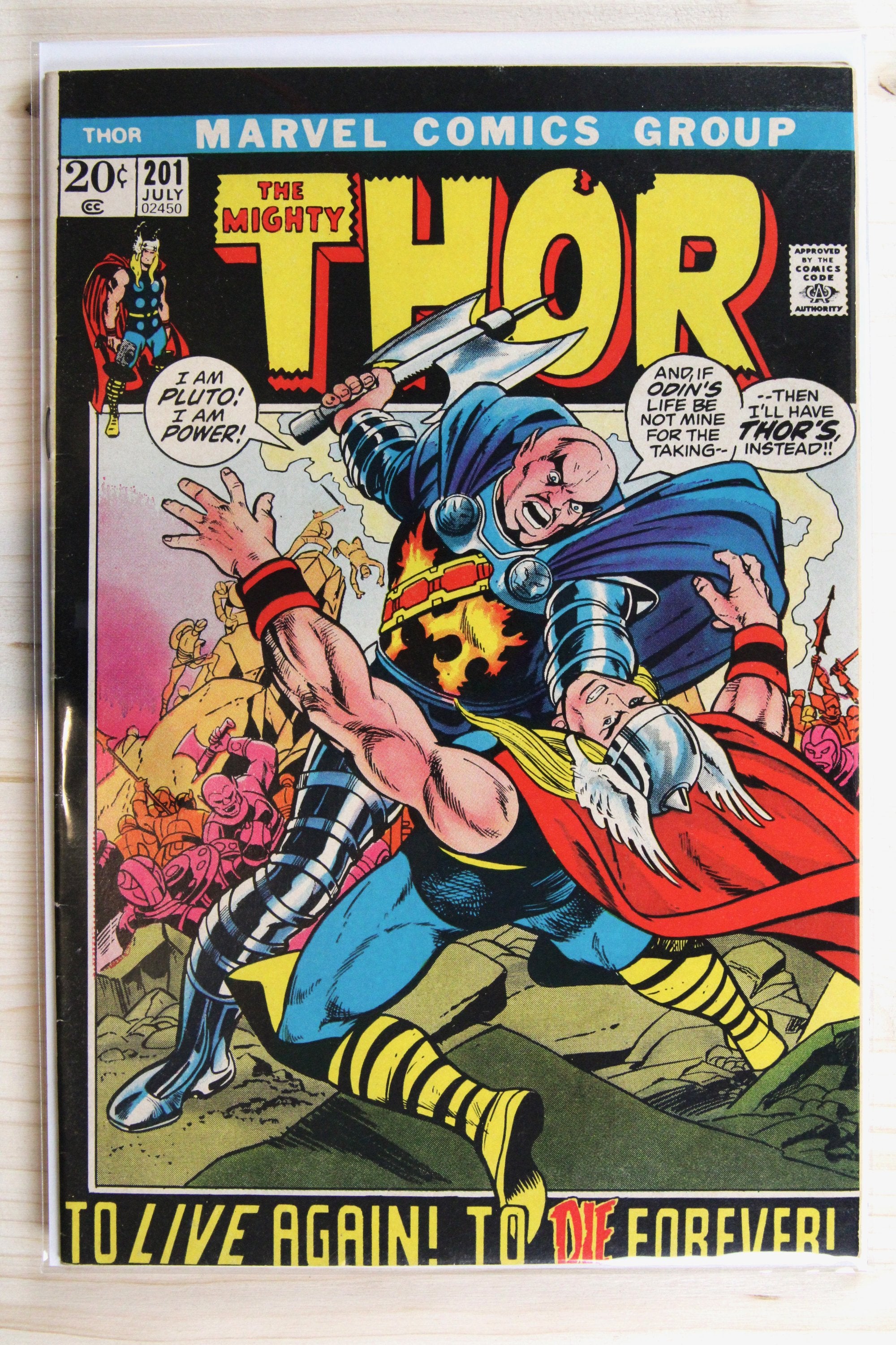 Thor #201 – Marvel (1972) 6.0 FN Stan Lee