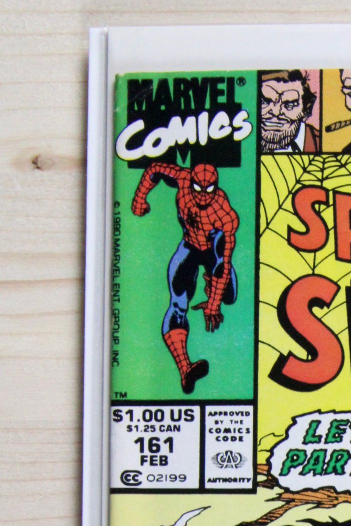 The Spectacular Spider-Man #161 – Marvel (1990) 9.0 VF/NM Newsstand
