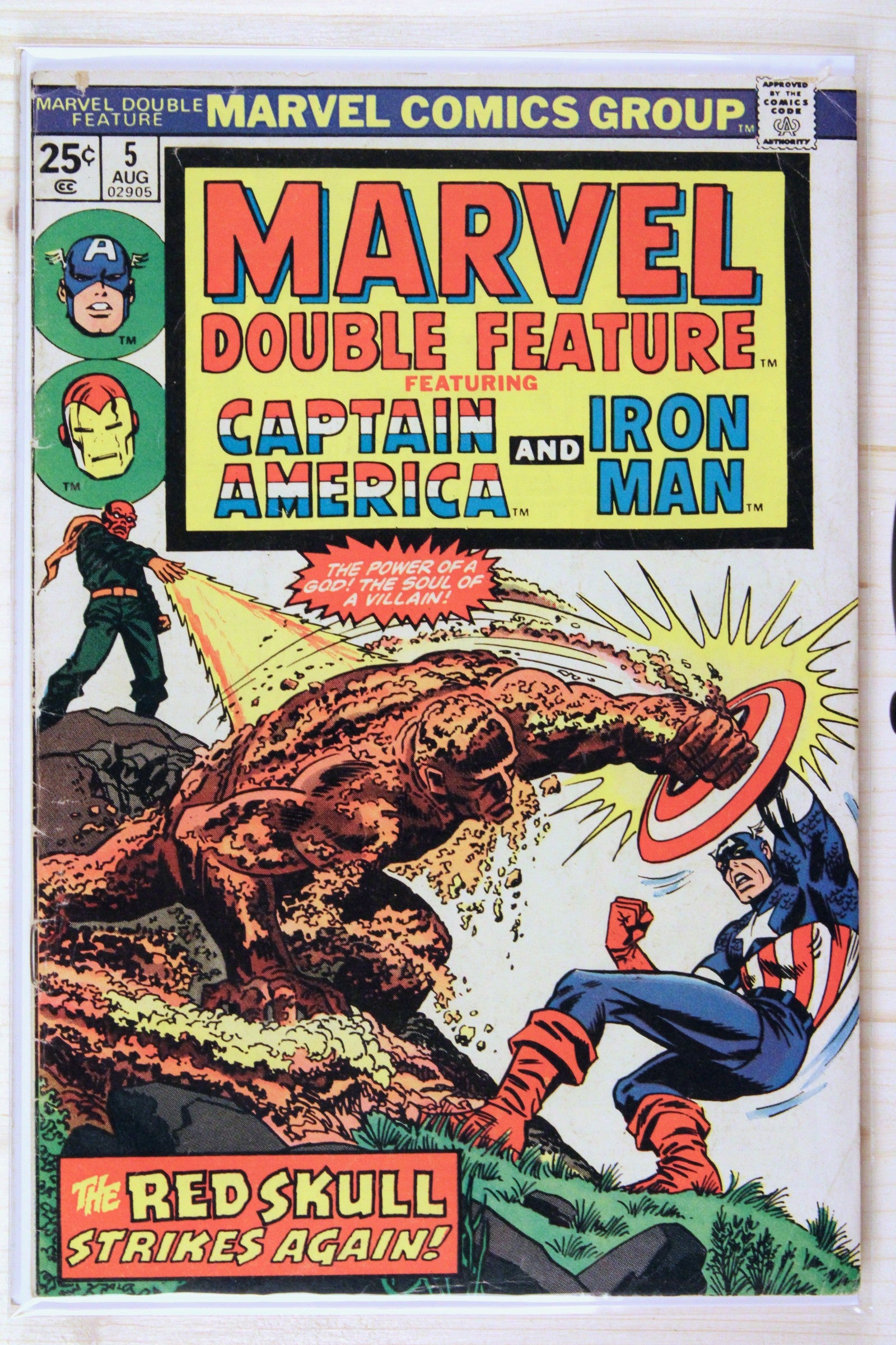Marvel Double Feature #5 – Marvel (1974) 5.0 VG/FN Jack Kirby art | John Romita art