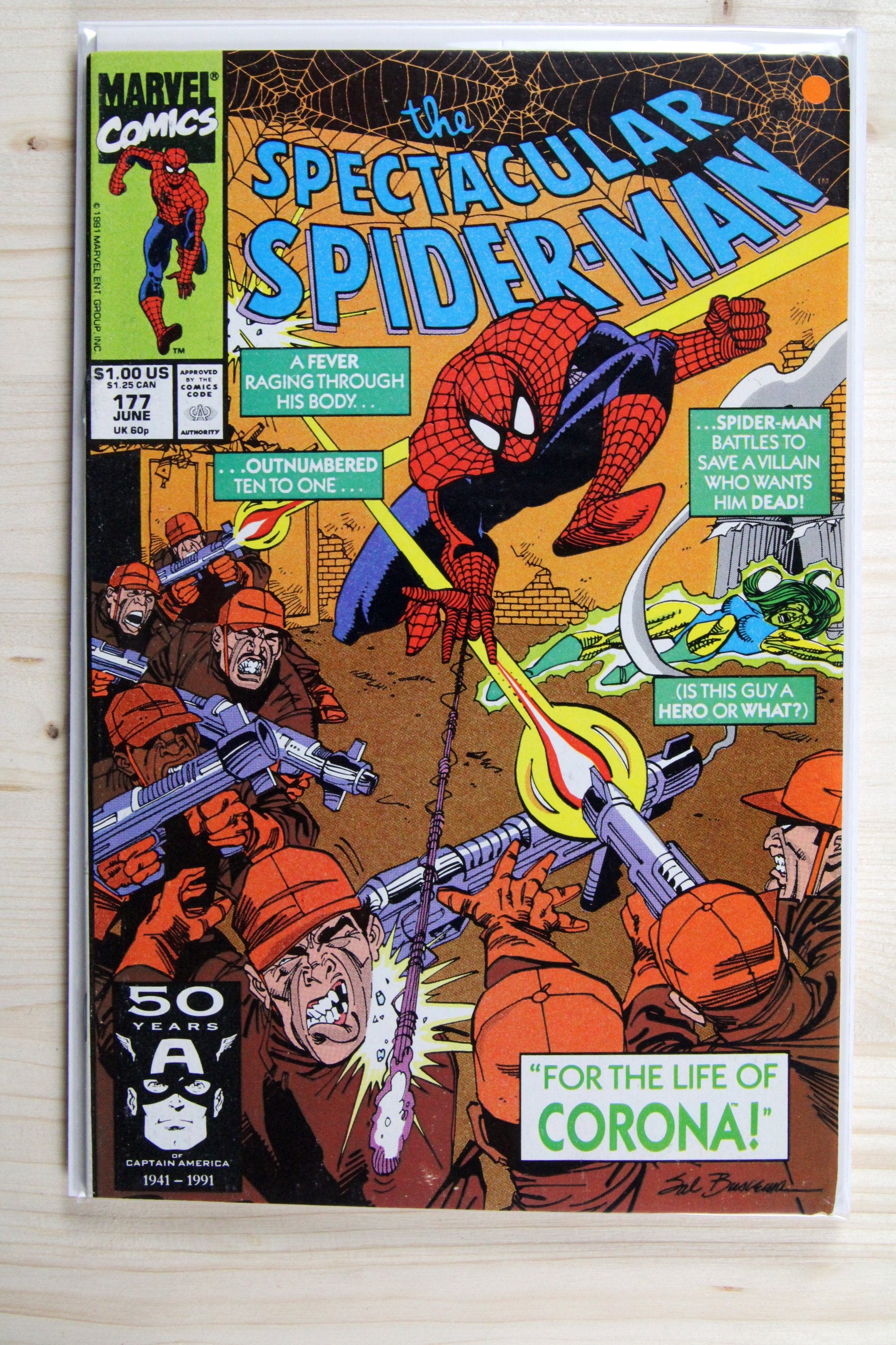 The Spectacular Spider-Man #177 – Marvel (1991) 9.2 NM-