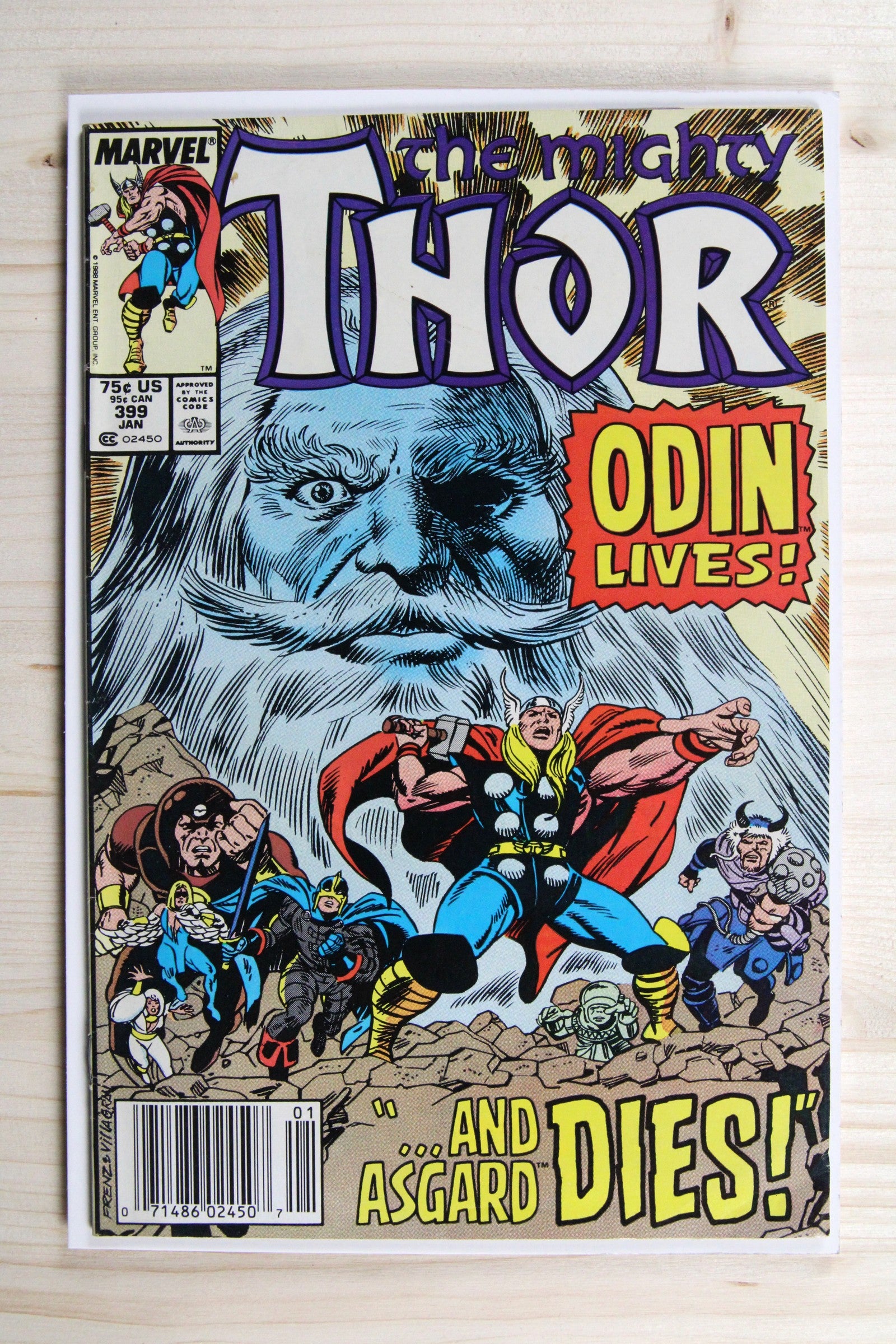 Thor #399 – Marvel (1989) 8.5 VF+ War of the Gods