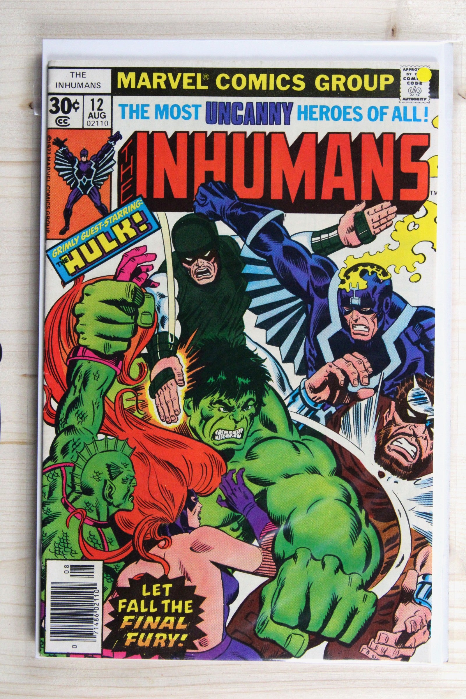 The Inhumans #12 – Marvel (1977) 9.0 VF/NM Newsstand Edition