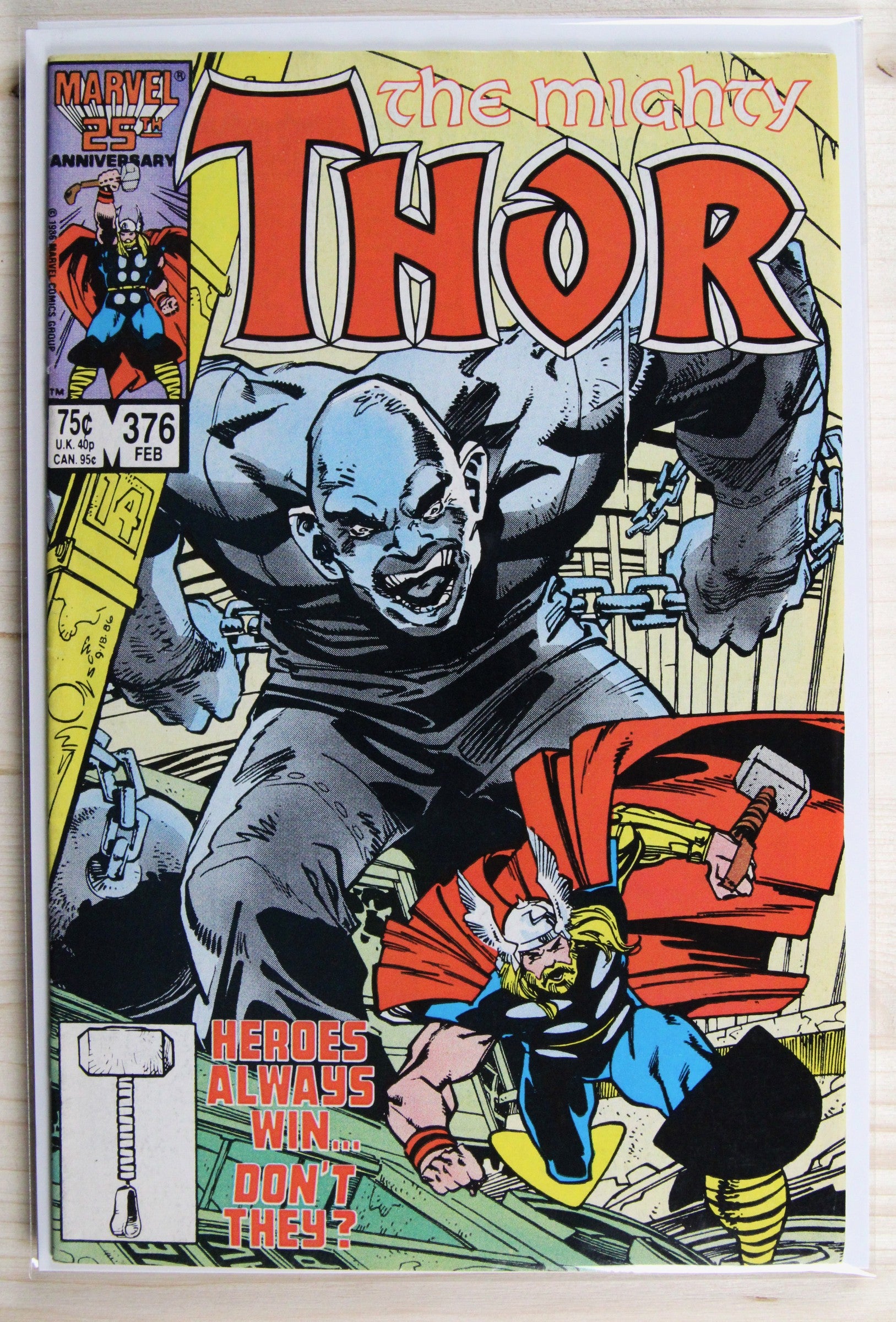 Thor #376 – Marvel (1987) 9.0 VF/NM