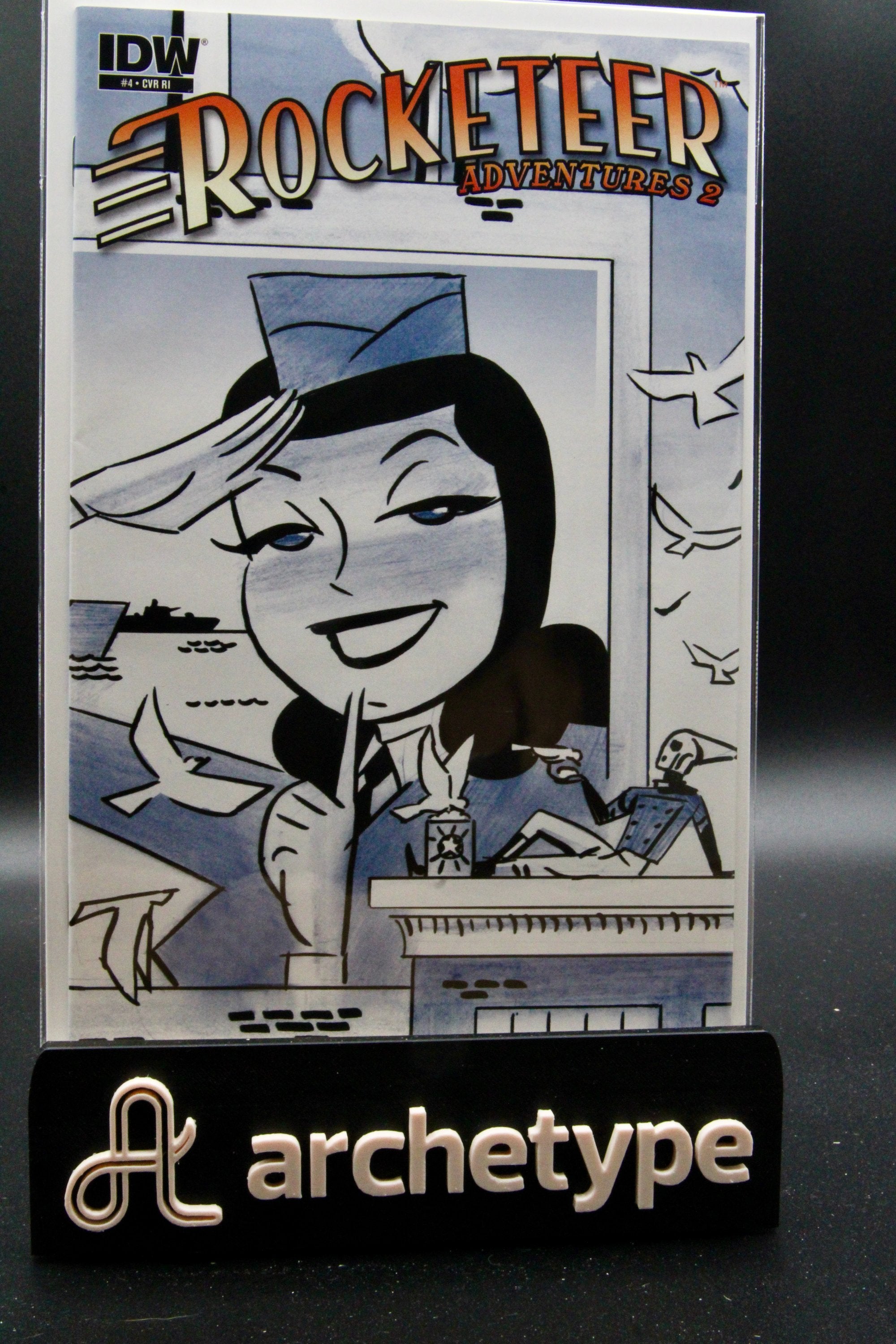 The Rocketeer Adventures Full Series Incentive Variants Cooke HTF #1-4 – IDW Publishing (2012) NM+ Average