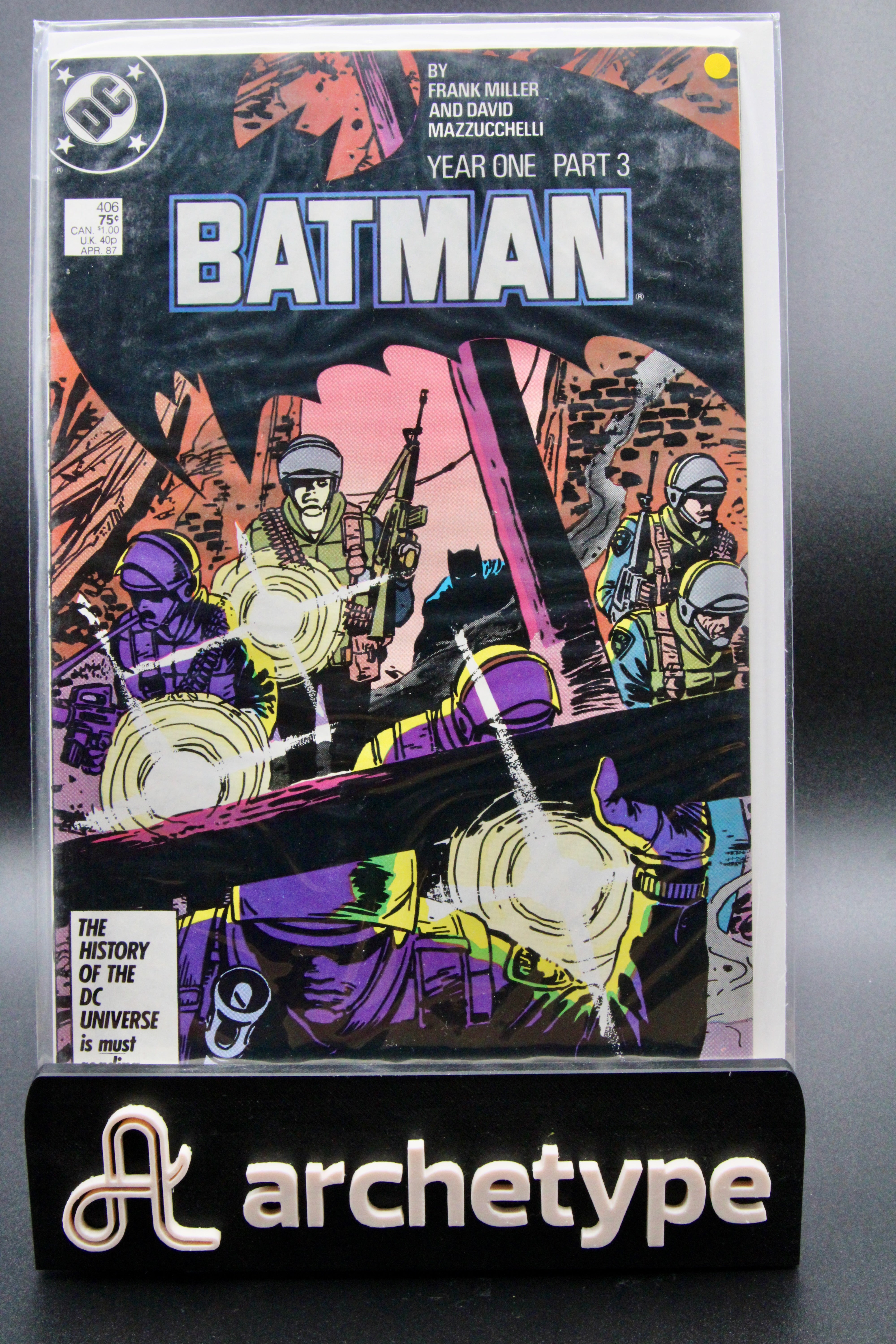 Batman #406 – DC (1987) "Batman" Year One | Frank Miller story