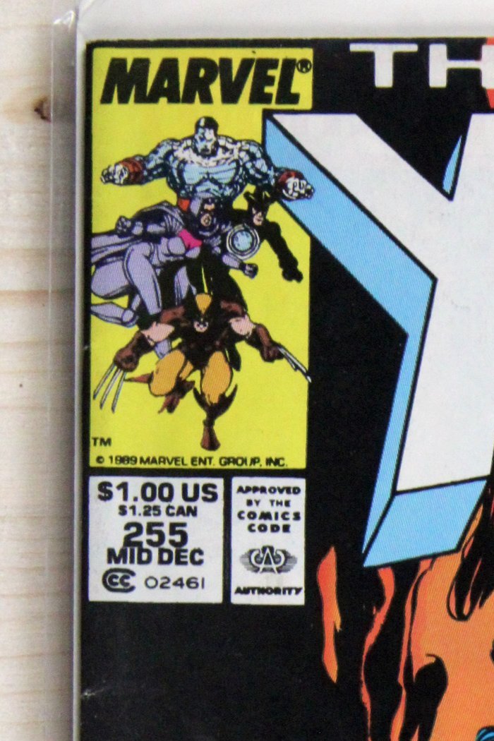 The Uncanny X-Men #255 – Marvel (1989) 8.5 VF+ Chris Claremont story | Marc Silvestri art | Newsstand