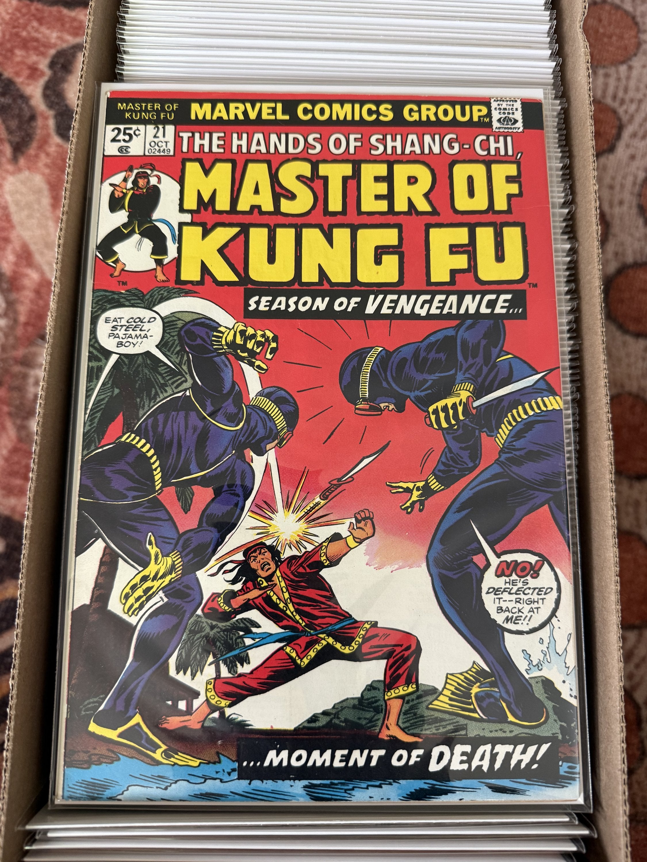 Shang-Chi, Master of Kung Fu #17-125 + King Sized & Annuals – Marvel (1975) (114 Issues)