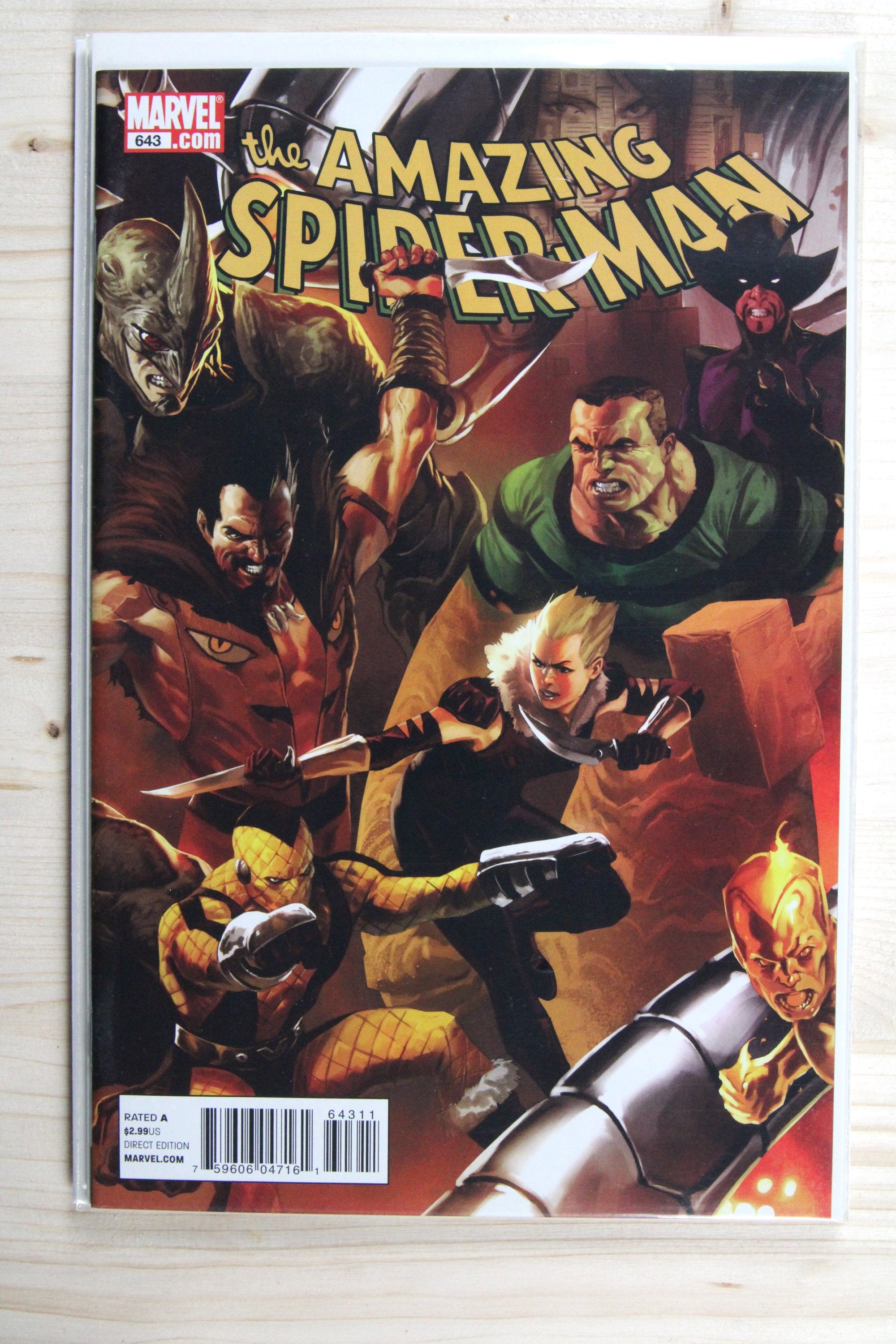 The Amazing Spider-Man #643 – Marvel (2010) 9.4 NM Origin of the Species | Stan Lee story | Connecting