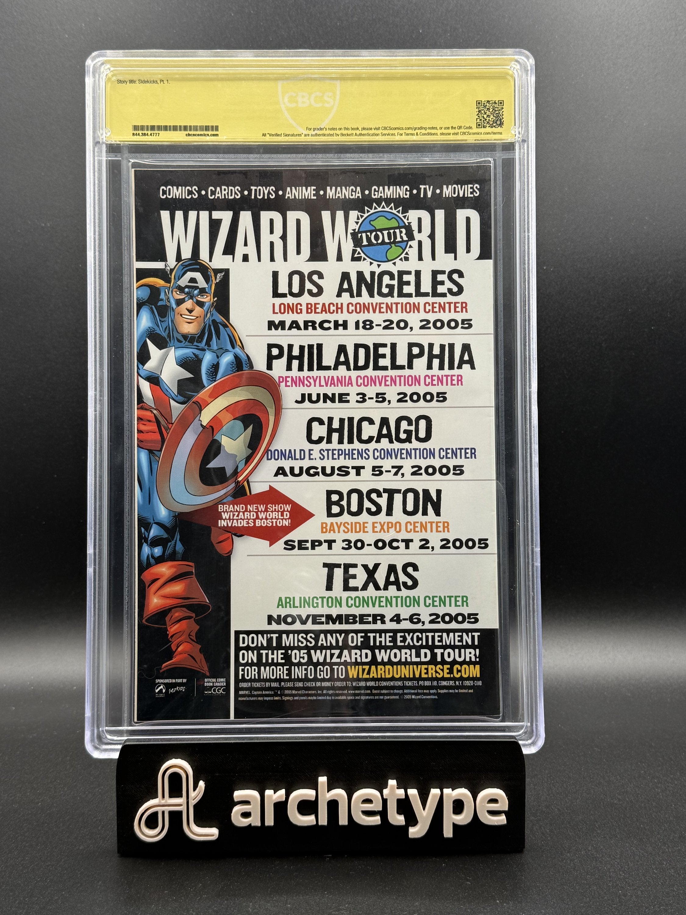 Young Avengers #1 – Marvel (2005) CBCS 9.6 NM+ WW Los Angeles 2005 Cheung Signed