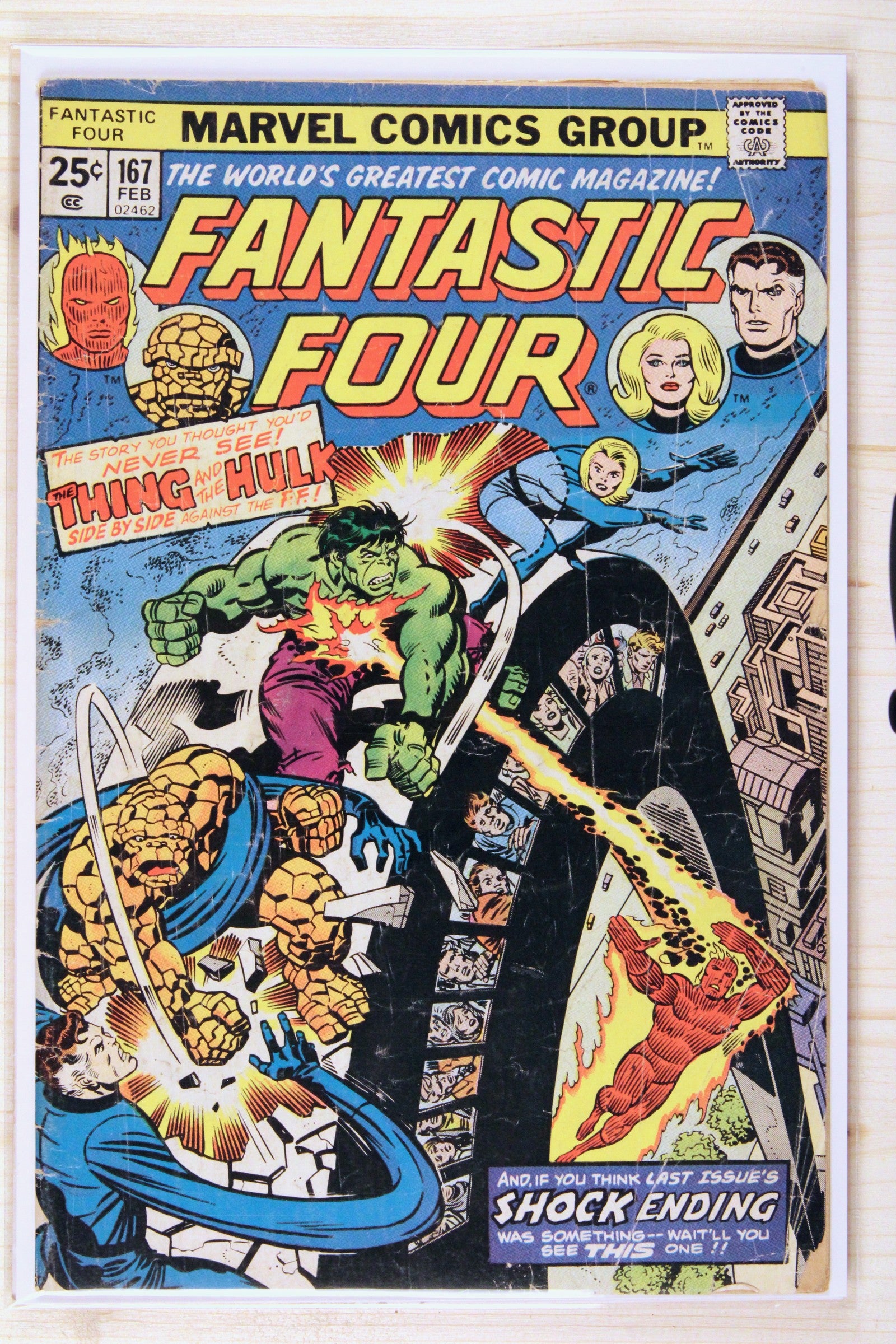 Fantastic Four #167 – Marvel (1976) 5.0 VG/FN Joe Sinnott