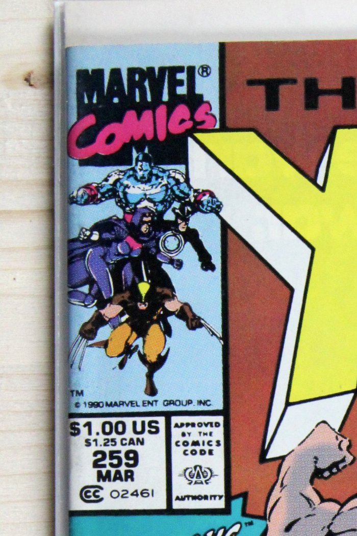 The Uncanny X-Men #259 – Marvel (1990) 9.0 VF/NM Chris Claremont story | Marc Silvestri art | Newsstand