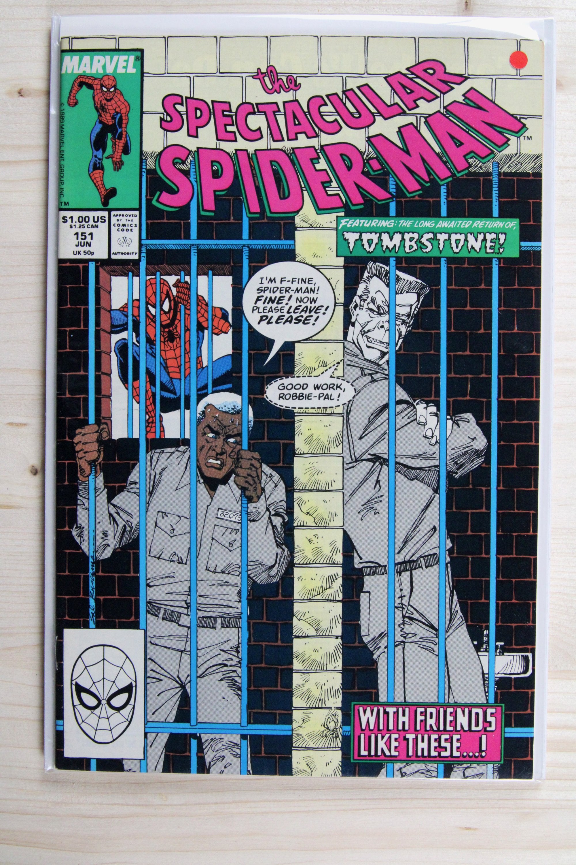 The Spectacular Spider-Man #151 – Marvel (1989) 8.5 VF+