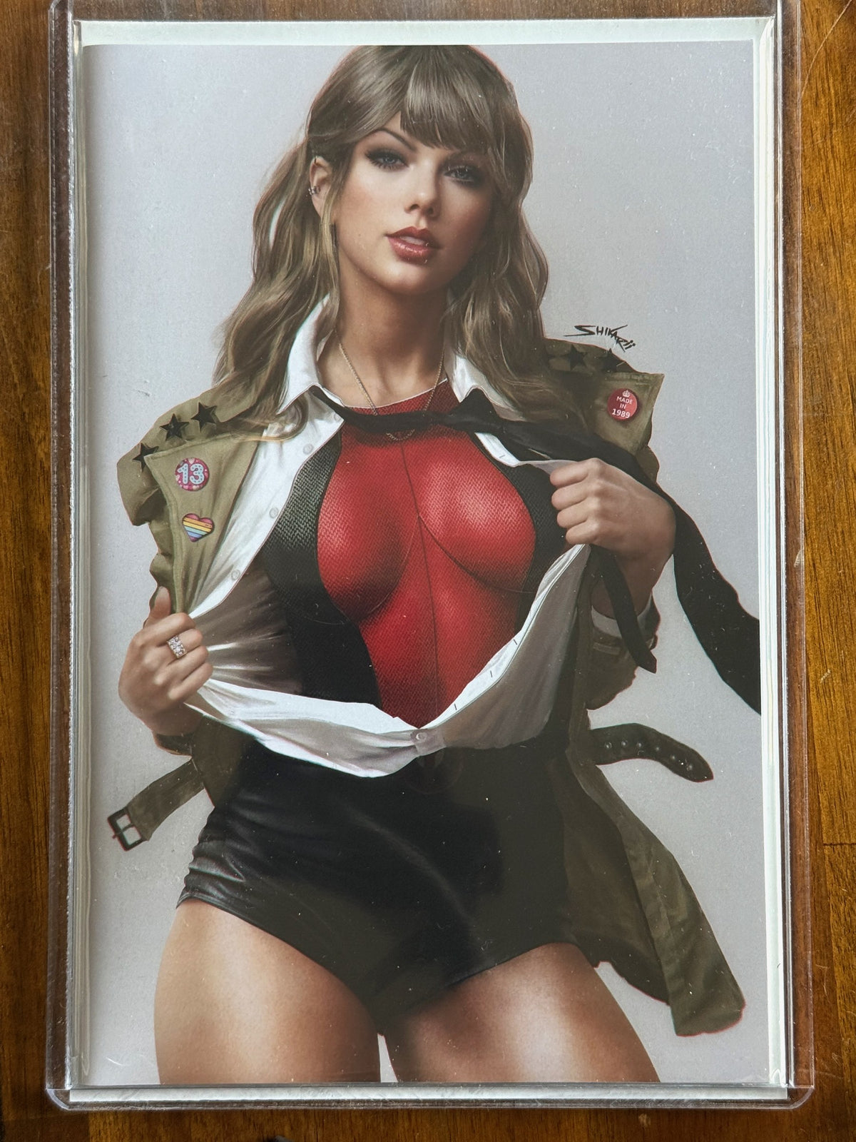 Female Force: Taylor Swift #1 Shikari Virgin Variant /500 – TidalWave Productions (2024) 9.8 NM/M