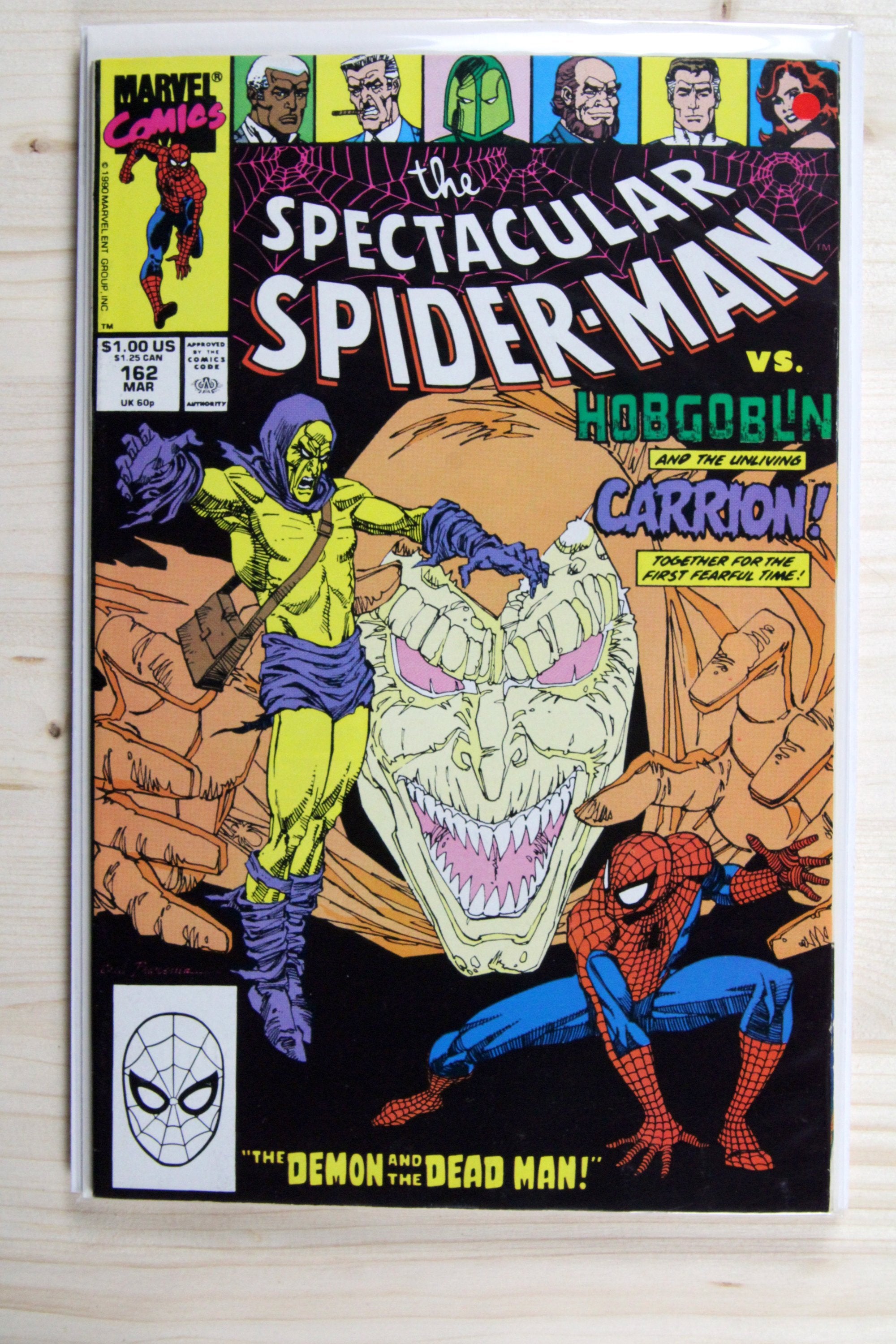 The Spectacular Spider-Man #162 – Marvel (1990) 9.0 VF/NM