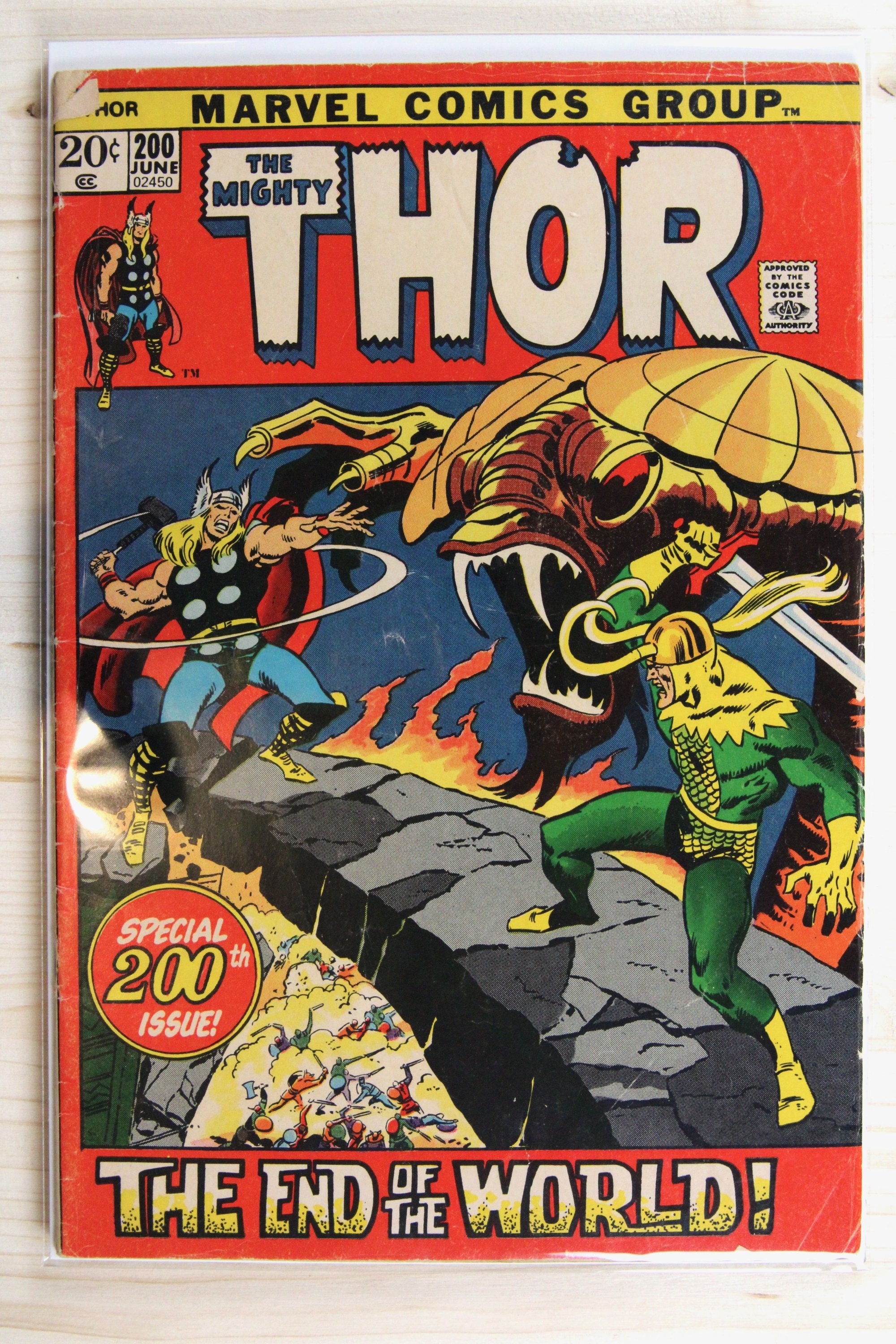 Thor #200 – Marvel (1972) 4.5 VG+ Stan Lee story