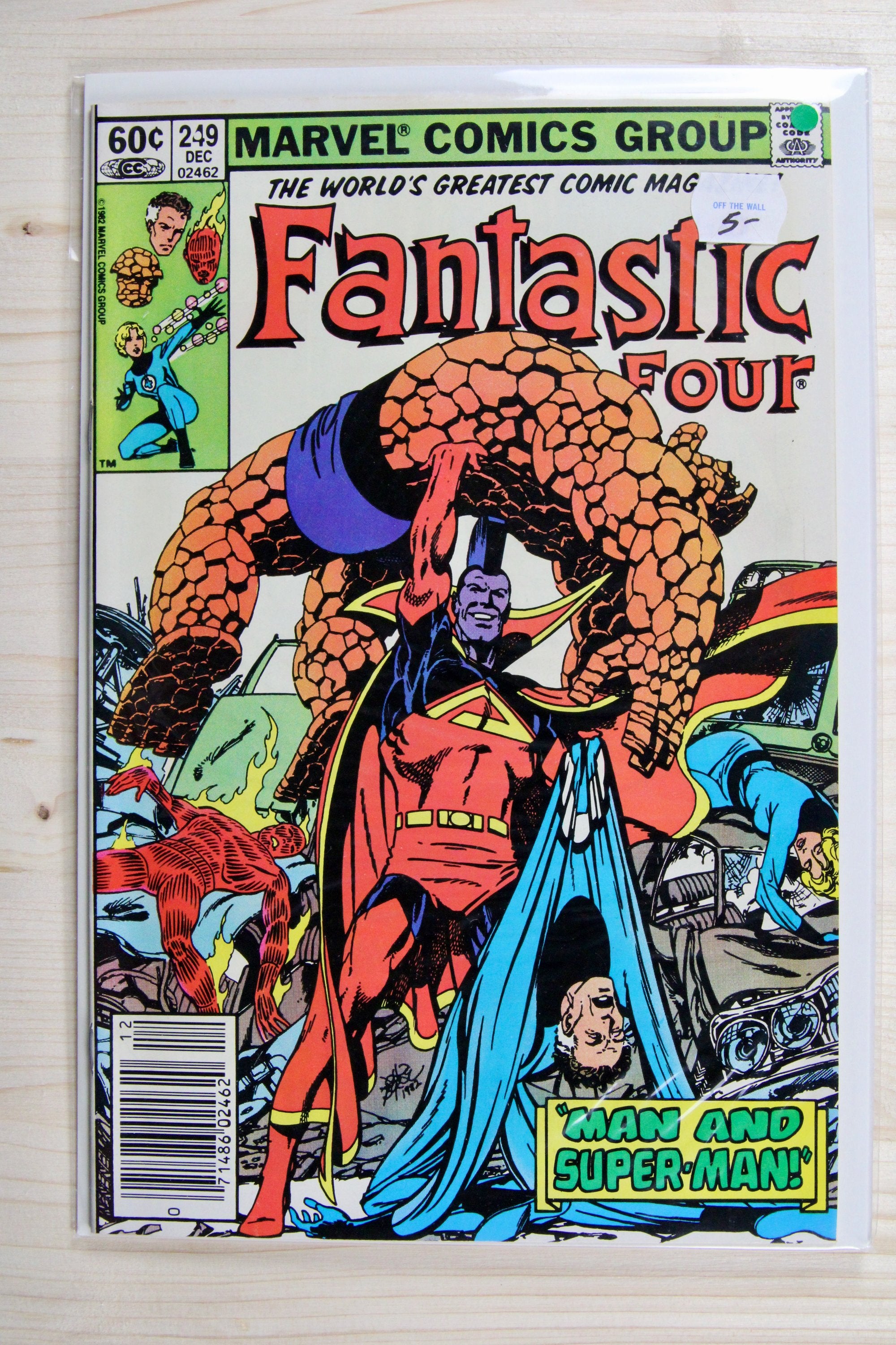 Fantastic Four #249 – Marvel (1982) 8.5 VF+ John Byrne story | Newsstand