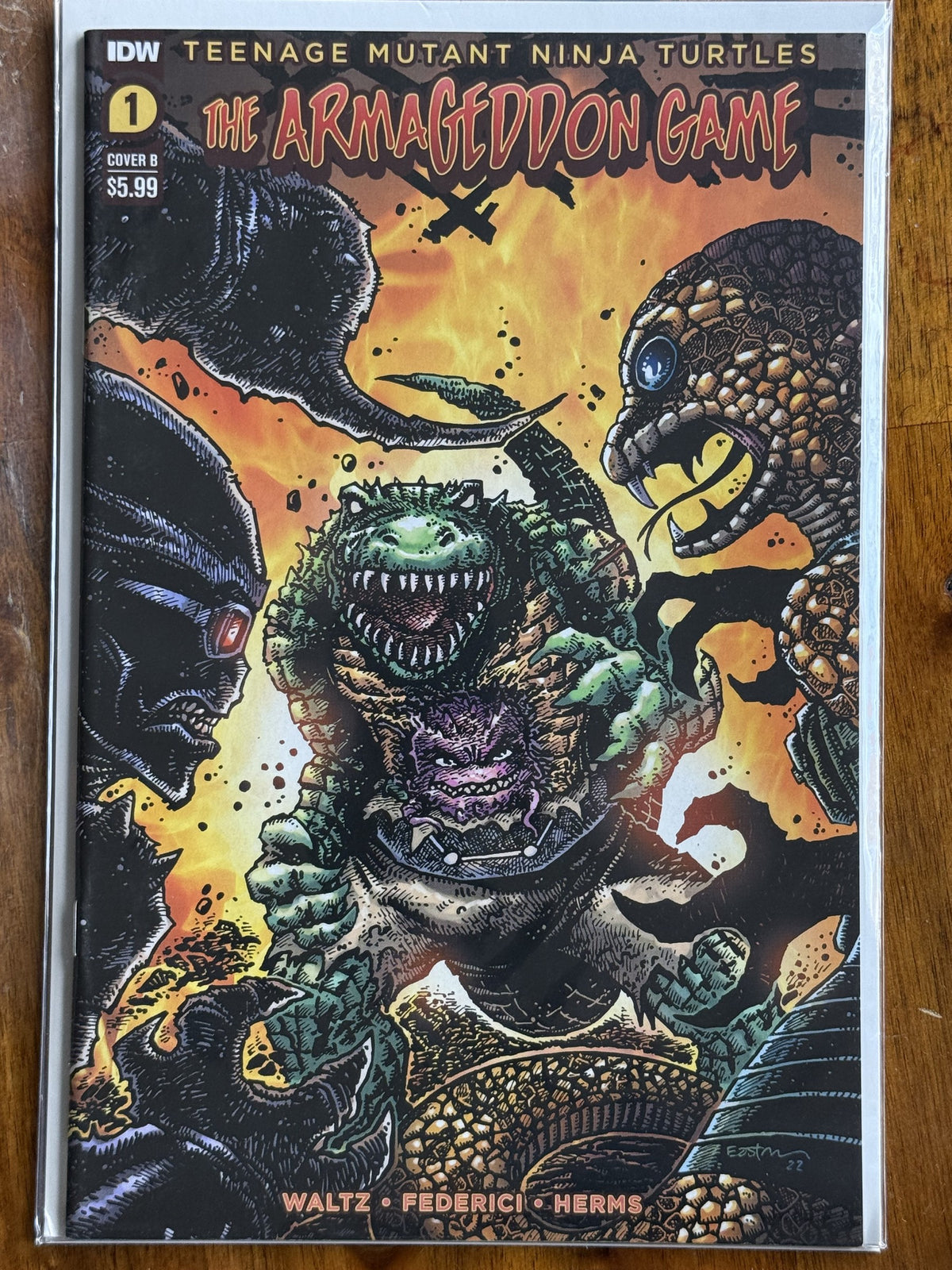 TMNT: The Armageddon Game #1 Eastman Variant – IDW Publishing (2022) 9.6 NM+