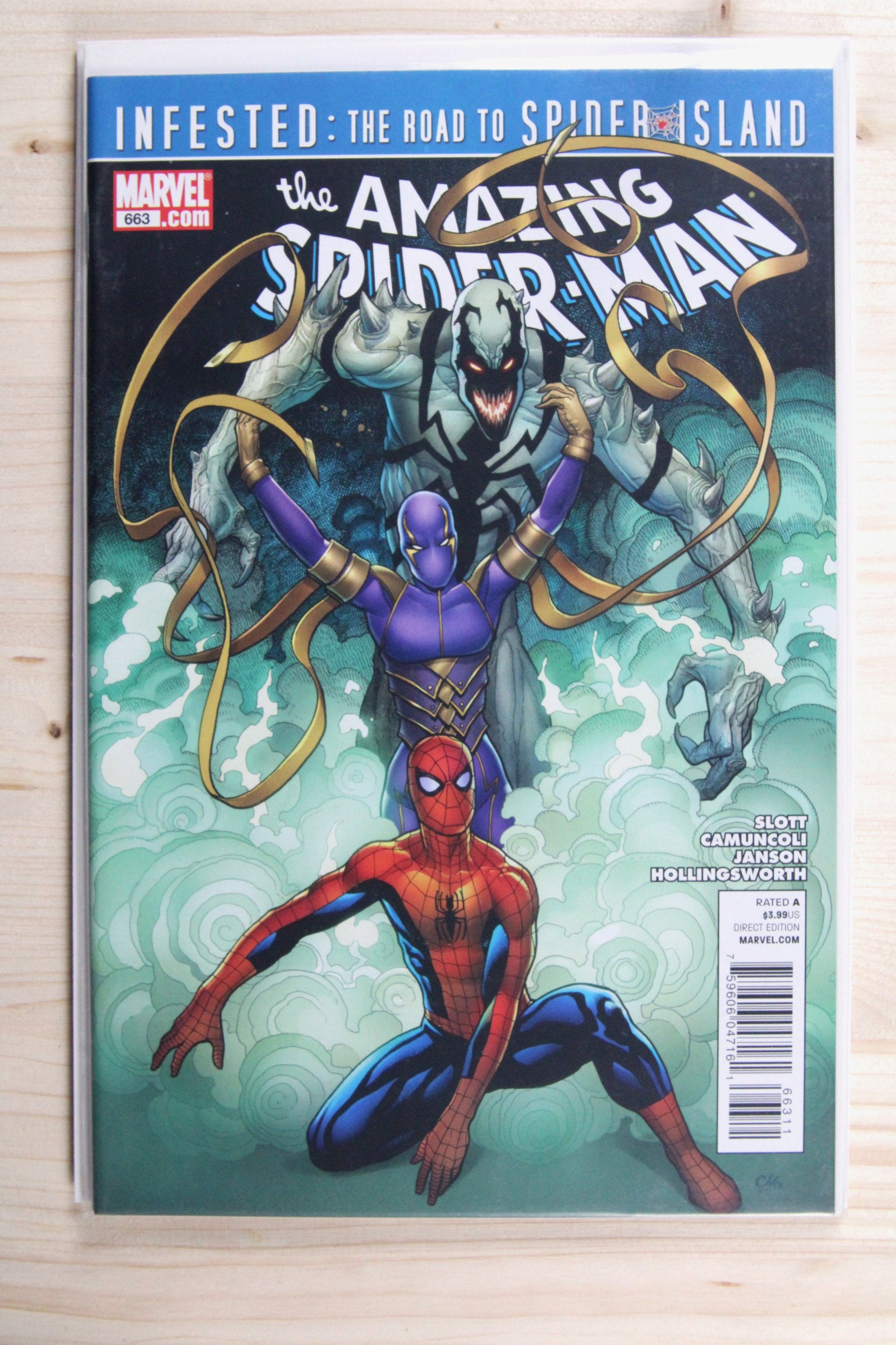 The Amazing Spider-Man #663 – Marvel (2011) 9.4 NM Spider-Island | Klaus Janson
