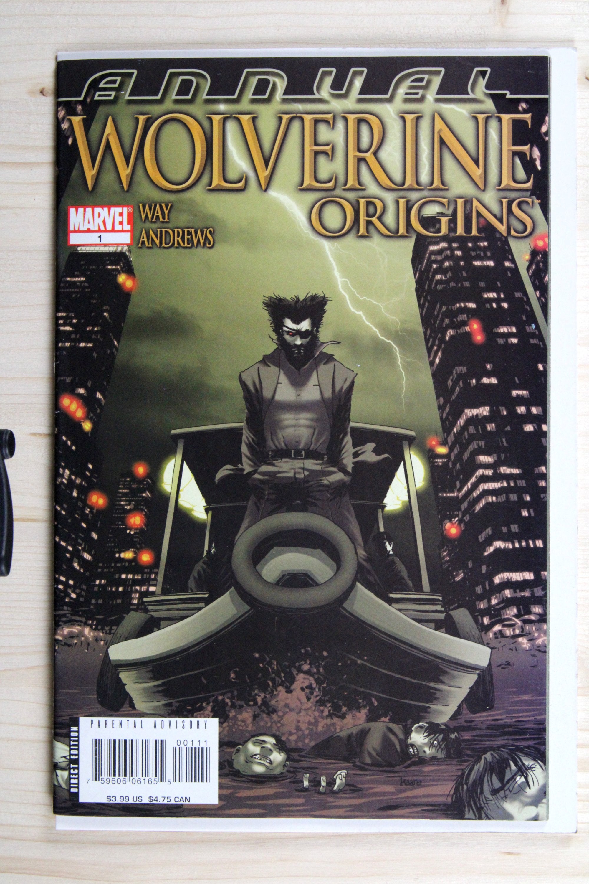 Wolverine: Origins Annual #1 – Marvel (2007) 9.2 NM- Born in Blood