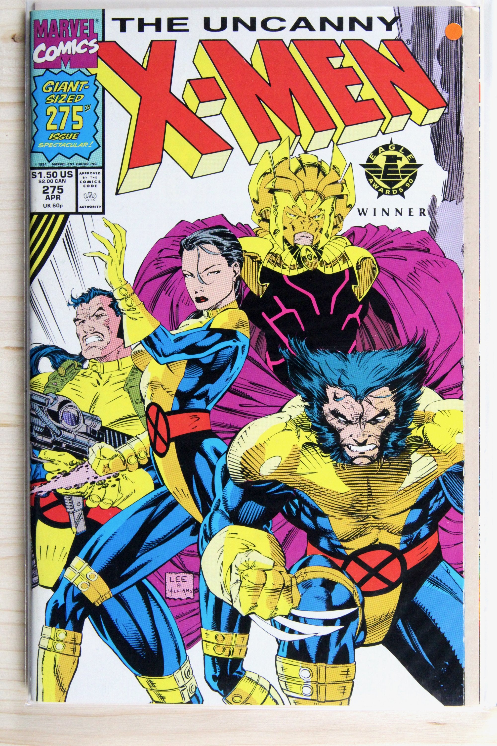 The Uncanny X-Men #275 – Marvel (1991) 9.0 VF/NM Chris Claremont story | Jim Lee story