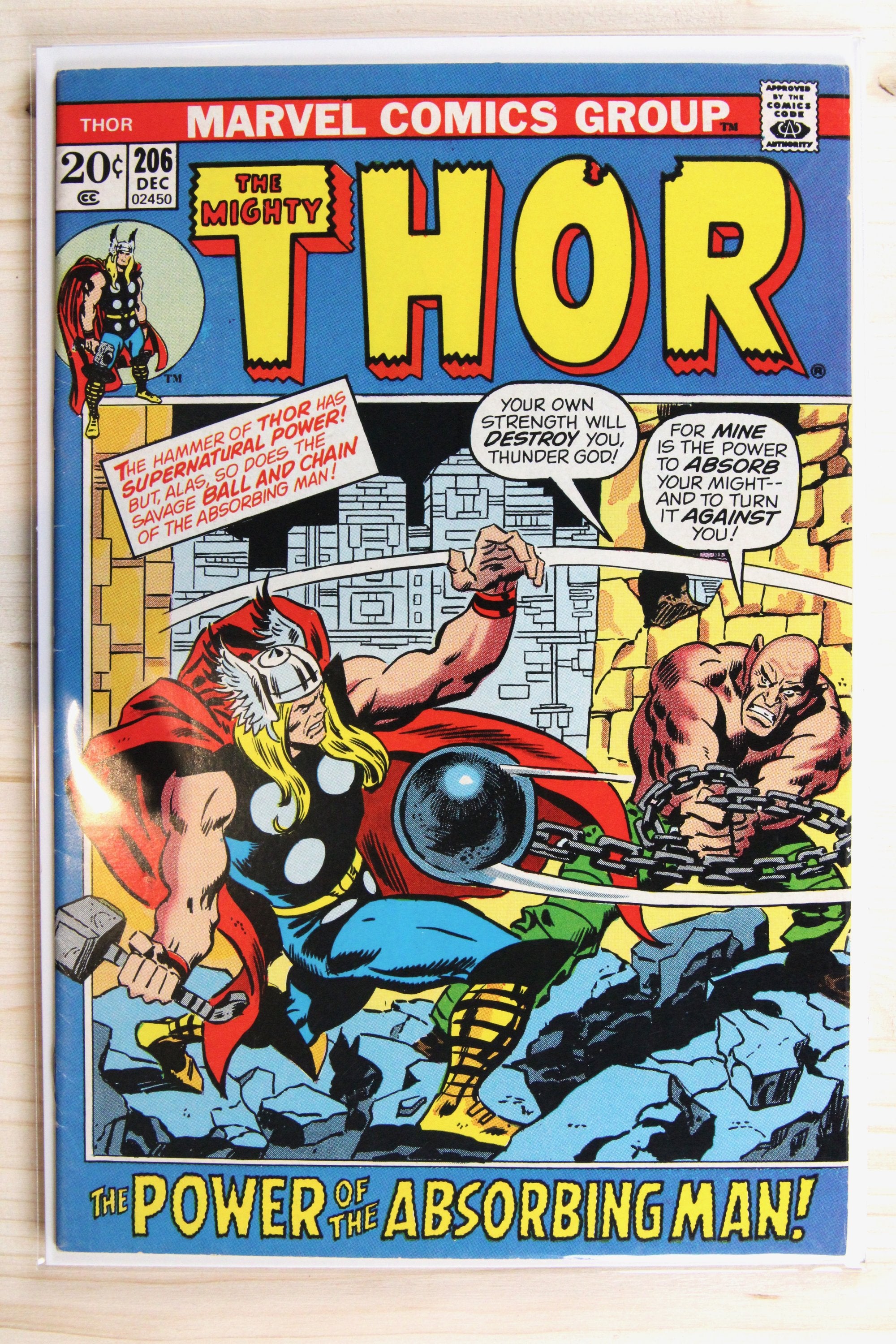Thor #206 – Marvel (1972) 2.5 GD+