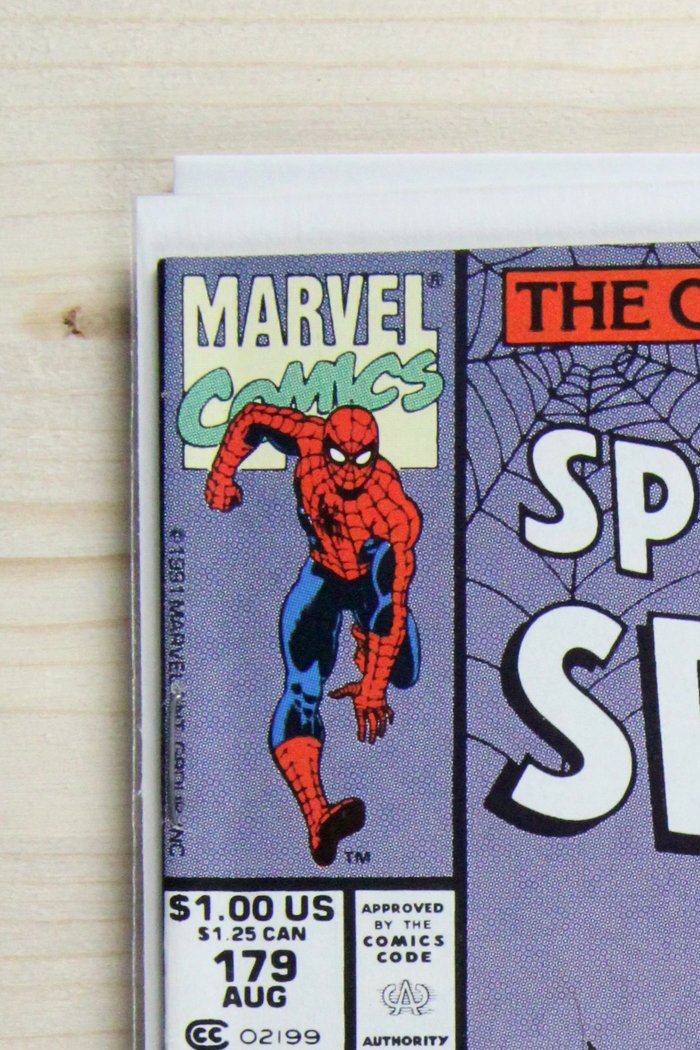 The Spectacular Spider-Man #179 – Marvel (1991) 9.2 NM- Newsstand