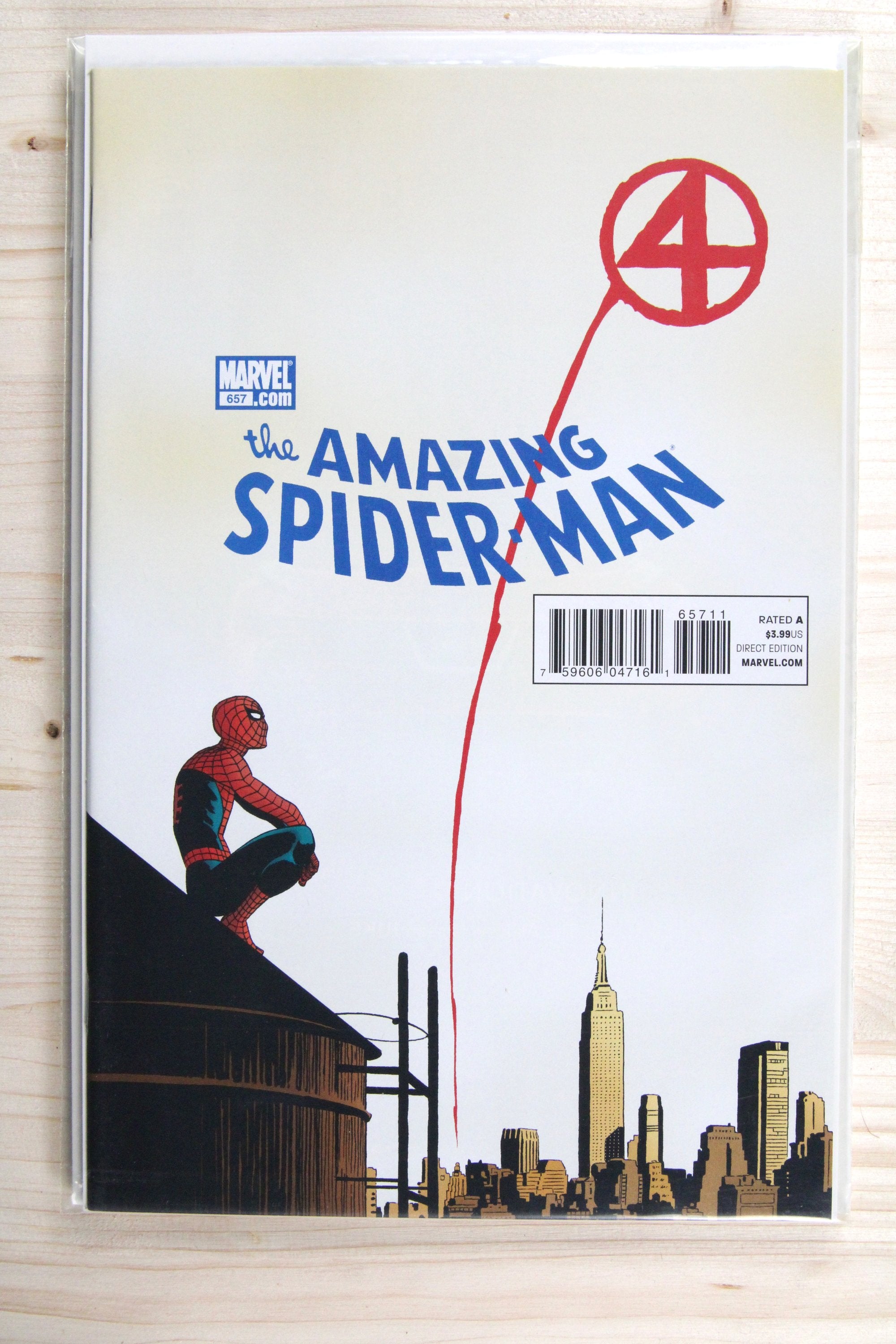 The Amazing Spider-Man #657 – Marvel (2011) 9.4 NM "Fantastic Four" Three